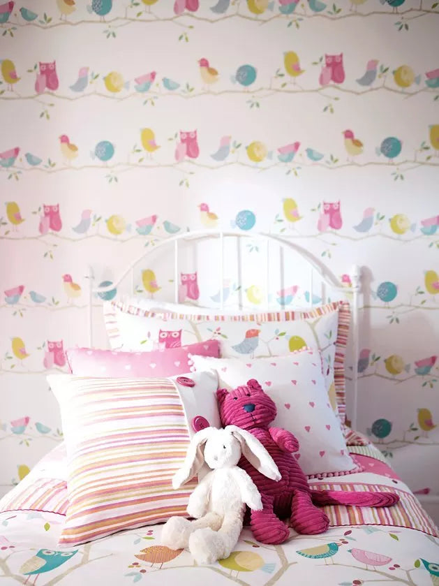 Harlequin What a Hoot children's wallpaper 10m roll, imported from the UK