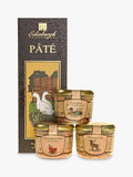 Edinburgh Preserves duck, venison, chicken liver pâté trio 540g - British product