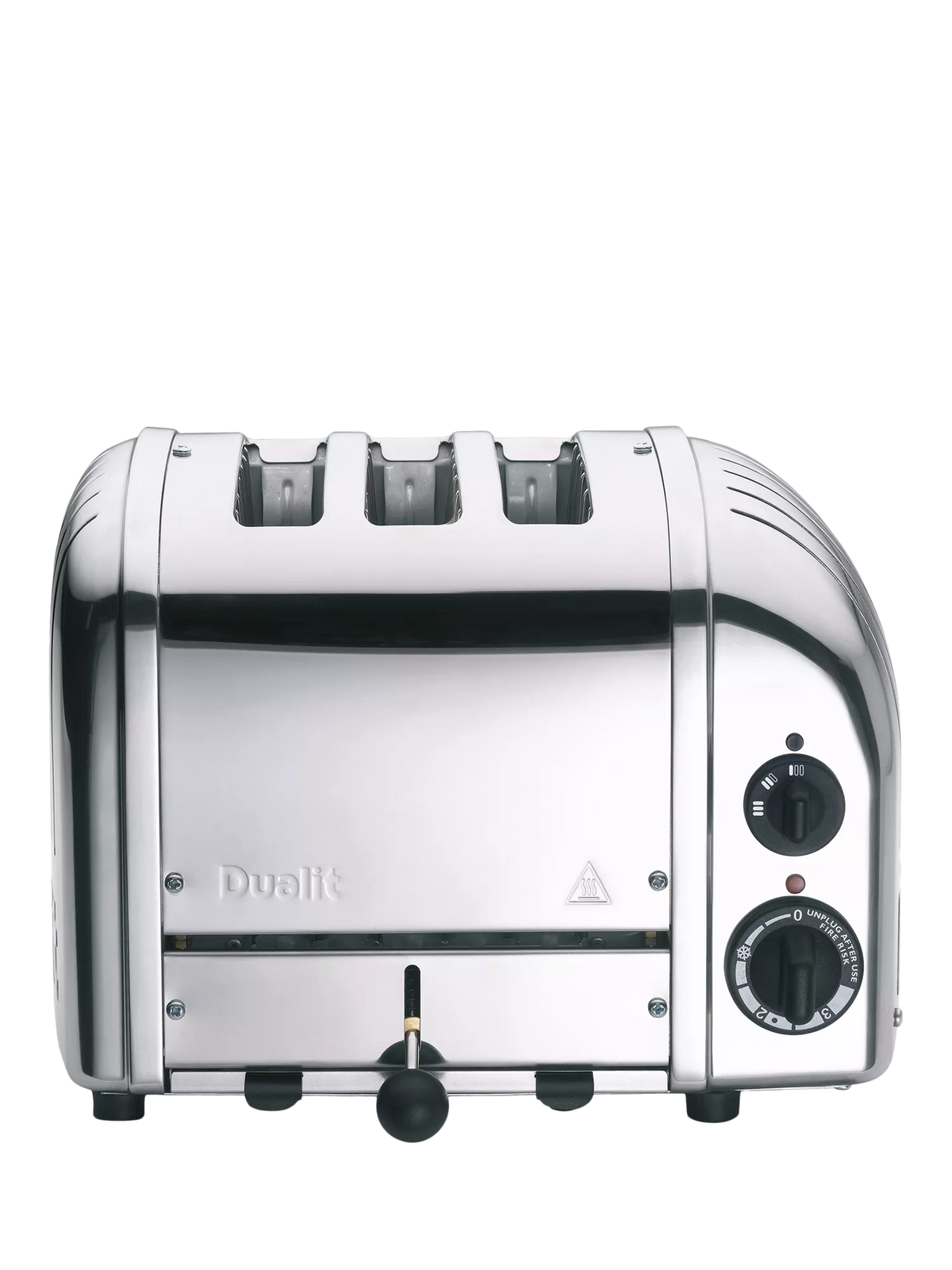 Dualit 3-slice stainless steel classic toaster - British product
