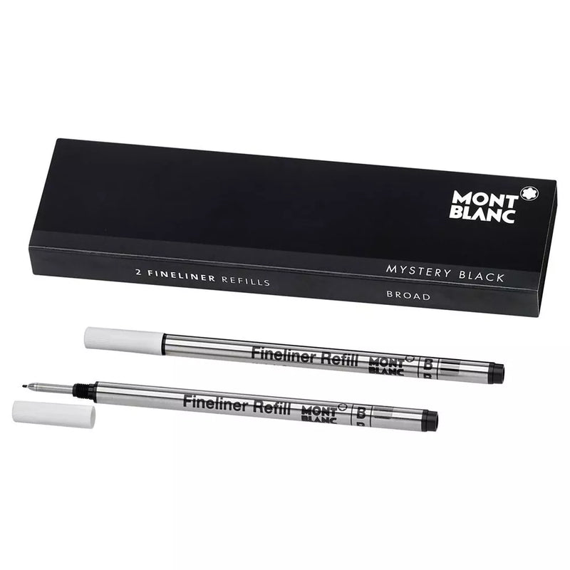 Montblanc fineliner refills broad pack of 2 (British brand)