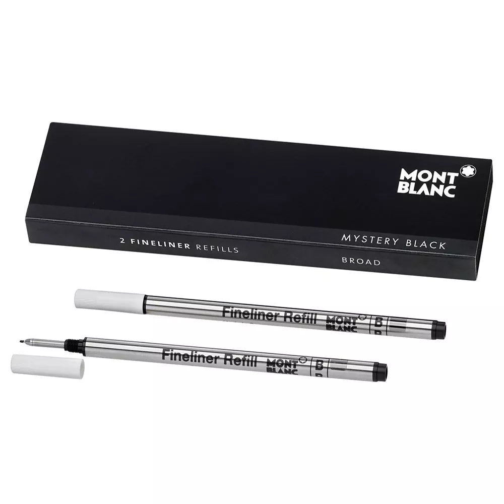 Montblanc fineliner refills broad pack of 2 (British brand)