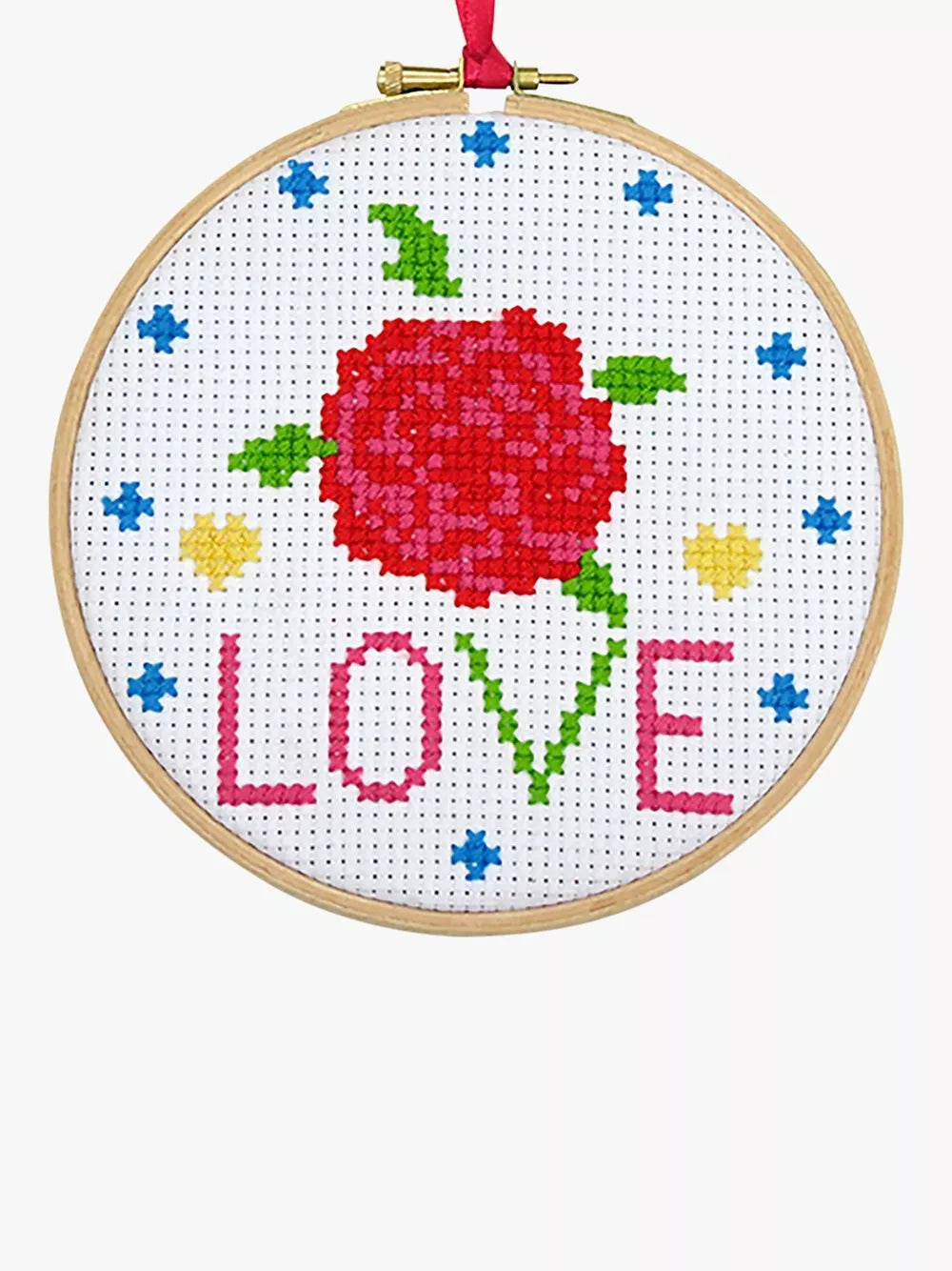 Buttonbag beginner's cross stitch carry kit, UK version