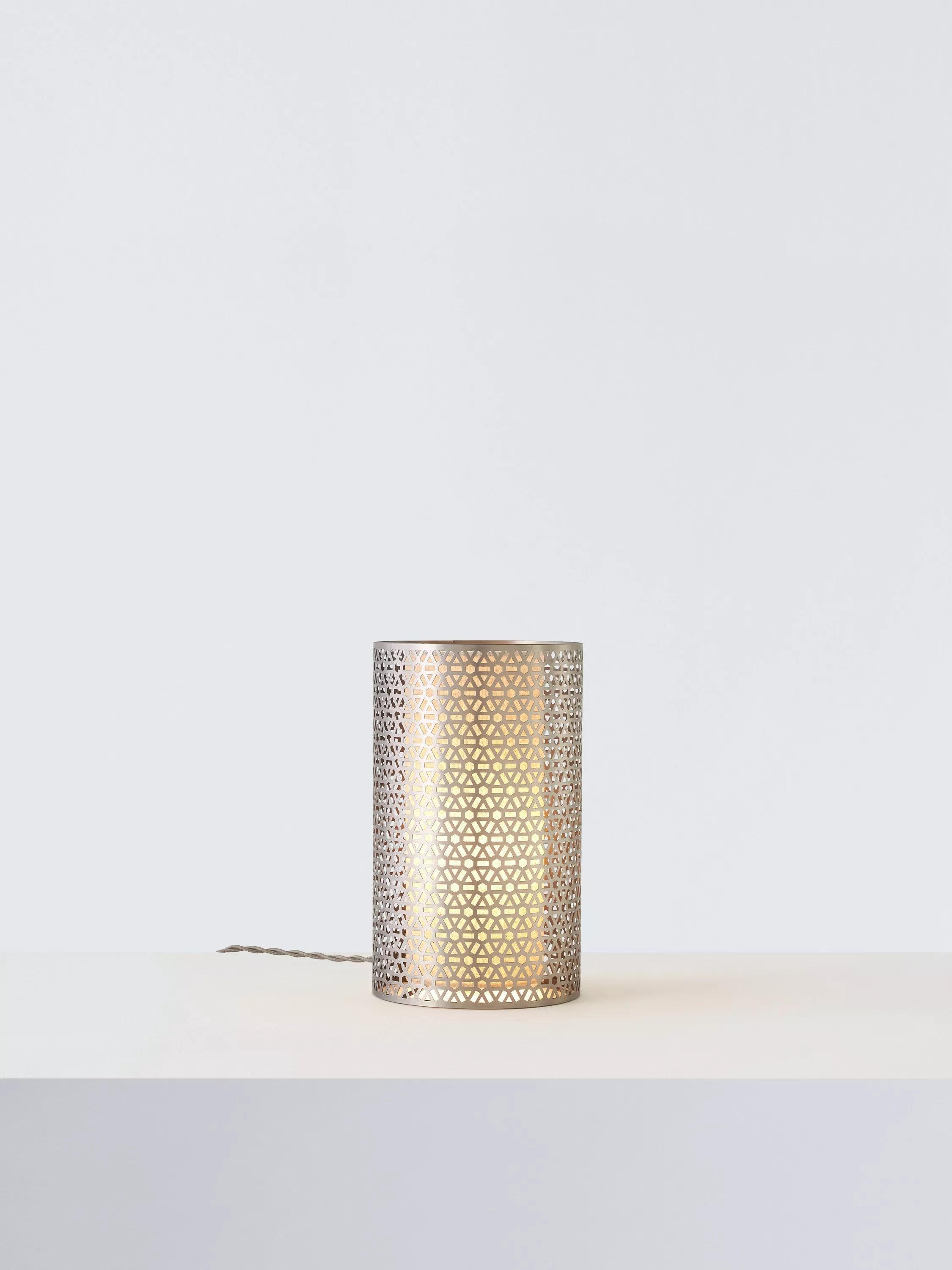 John Lewis Meena table lamp in brushed finish (British brand)
