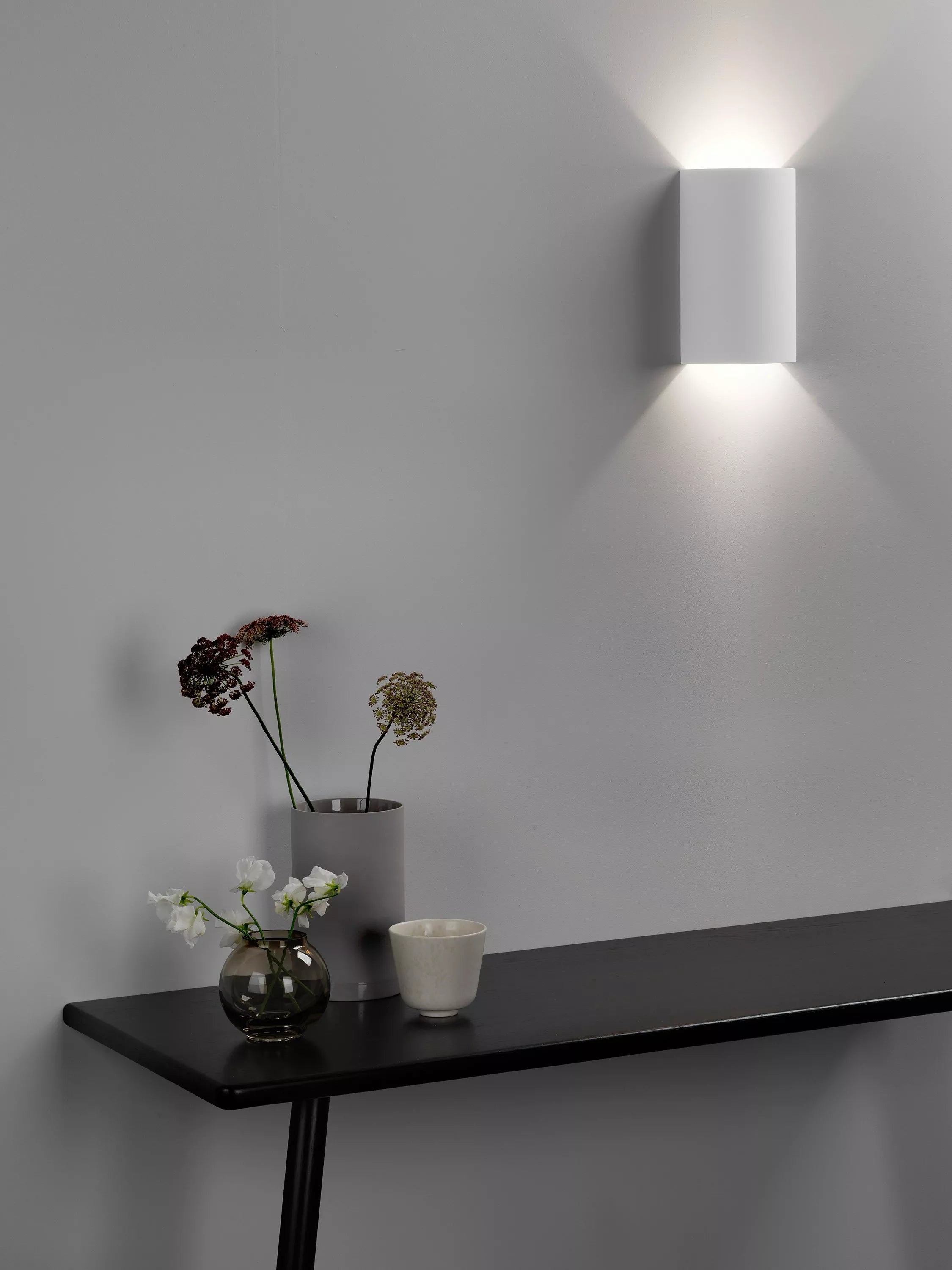 Astro Serifos white LED wall light, UK version
