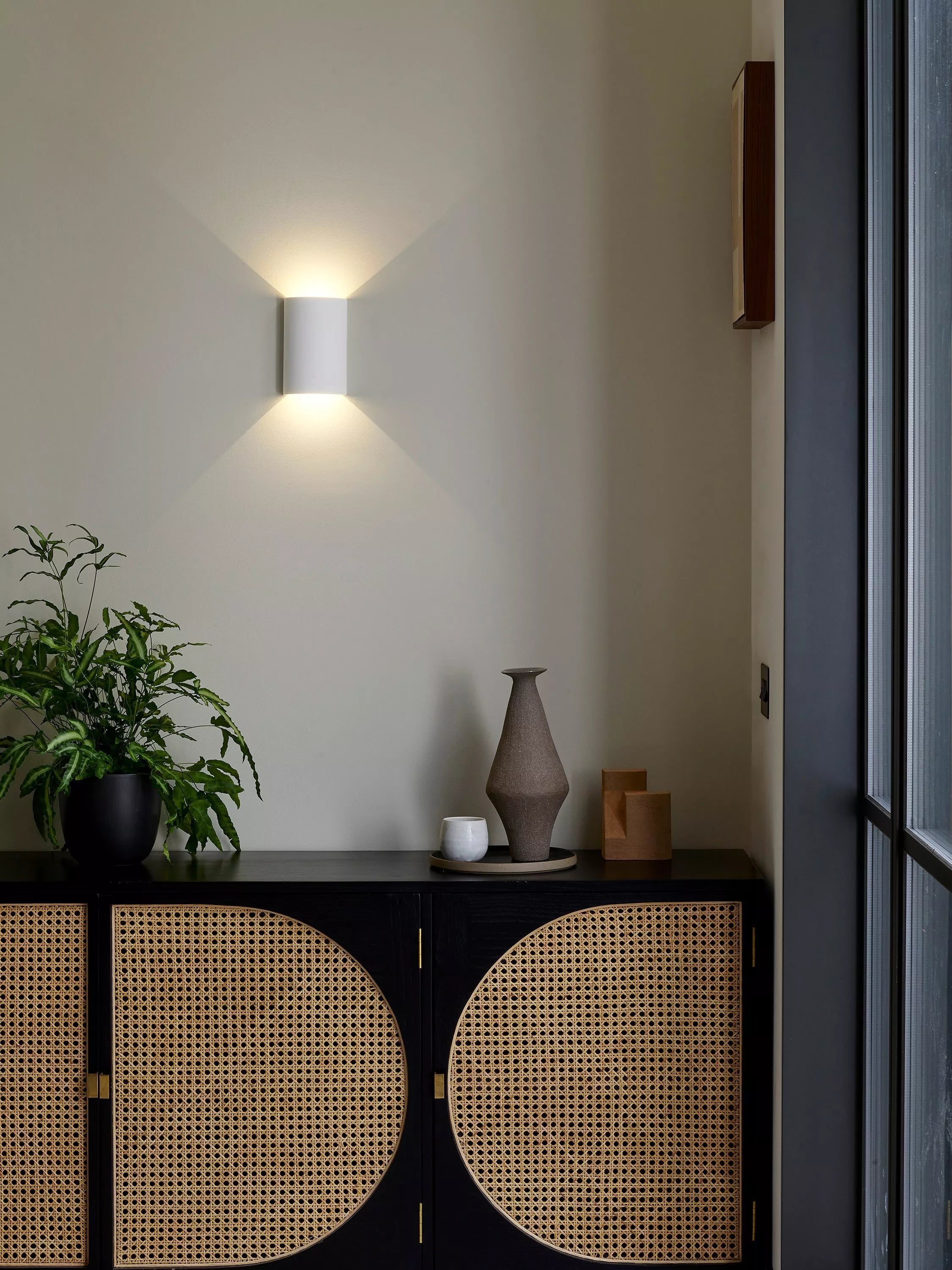 Astro Serifos white LED wall light, UK version