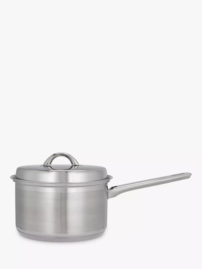 John Lewis stainless steel 5-piece pan set, UK version