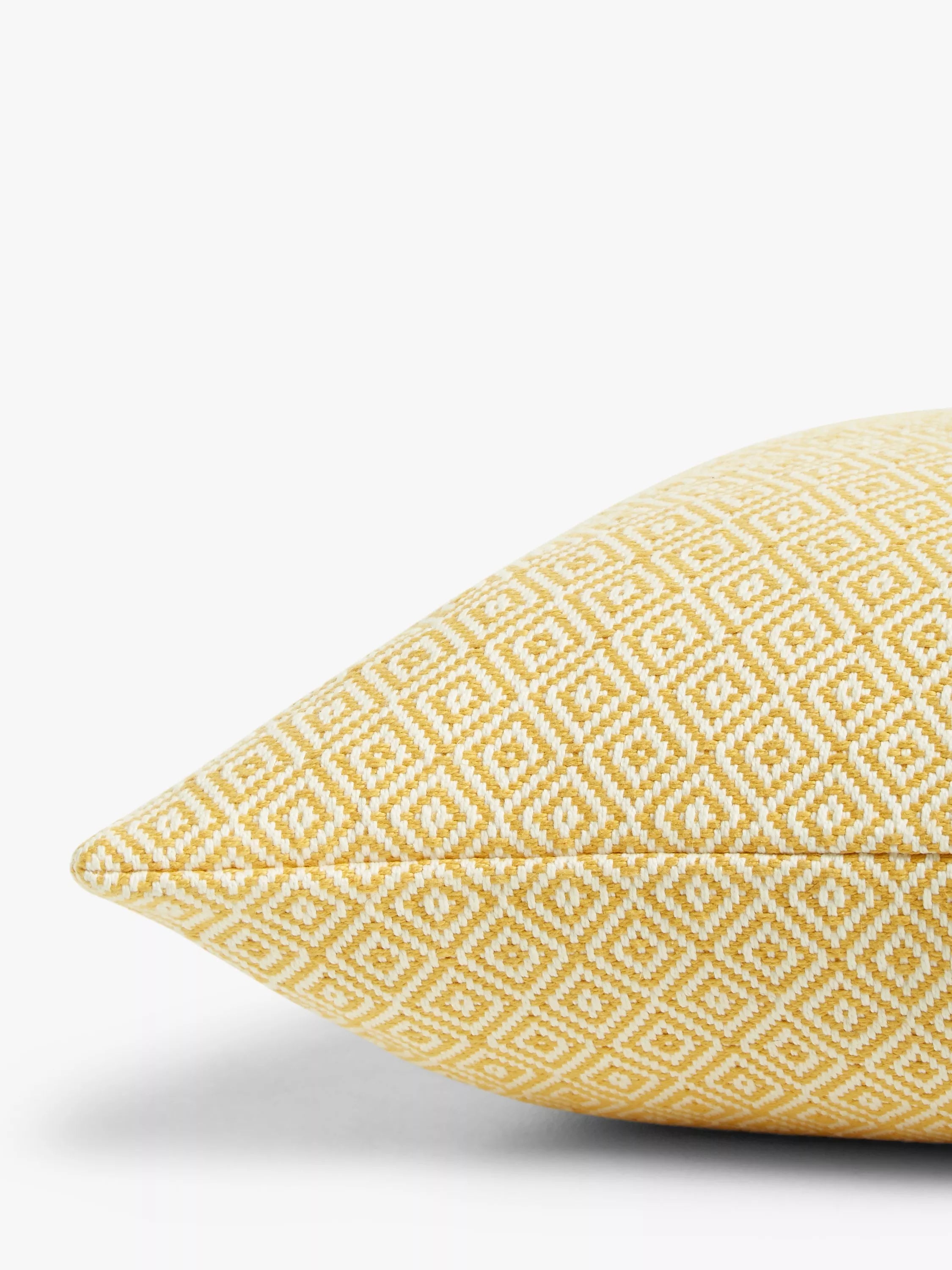 John Lewis diamond design cushion with duck feathers, UK version