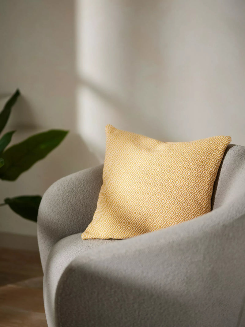 John Lewis diamond design cushion with duck feathers, UK version