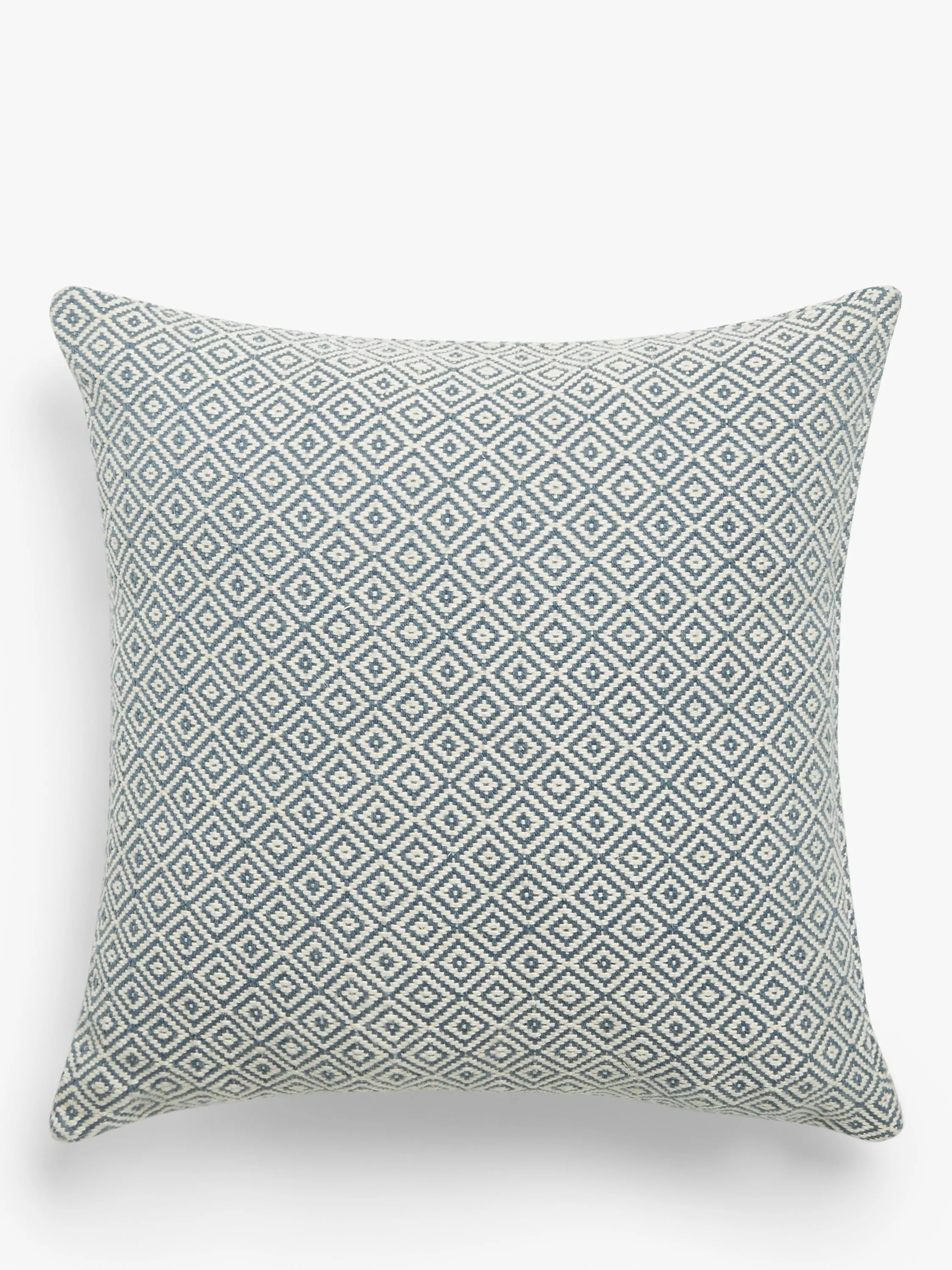 John Lewis diamond design cushion with duck feathers, UK version
