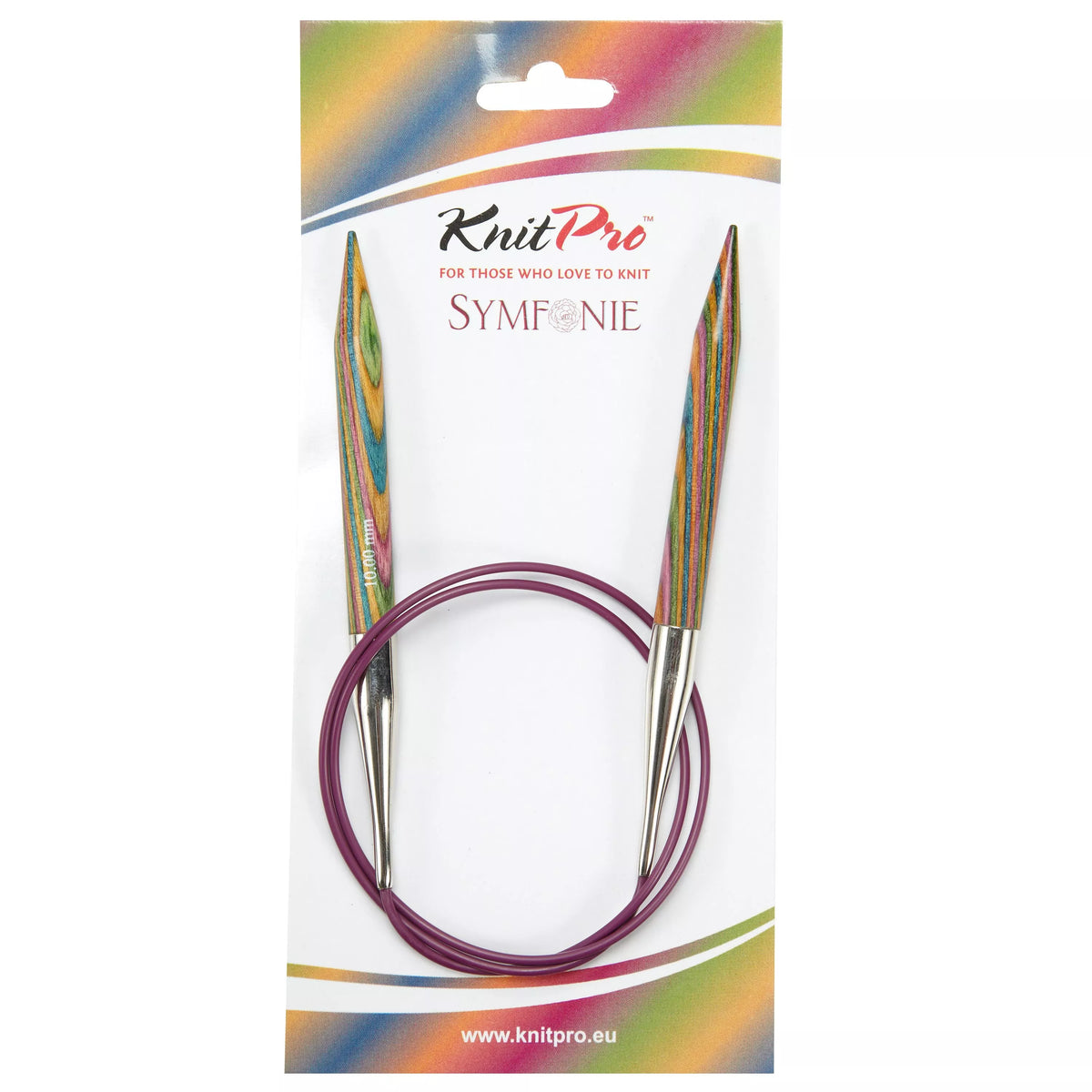 KnitPro fixed circular knitting needles 80cm cable 10mm, UK version