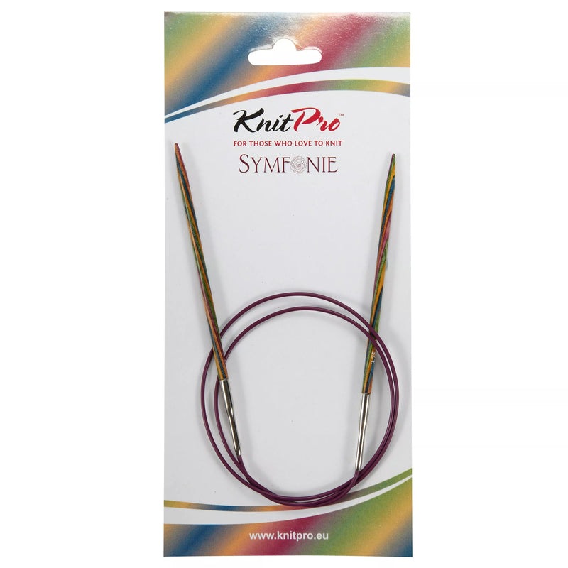 KnitPro Symfonie Fixed Circular Knitting Needles 80cm (6.5mm)