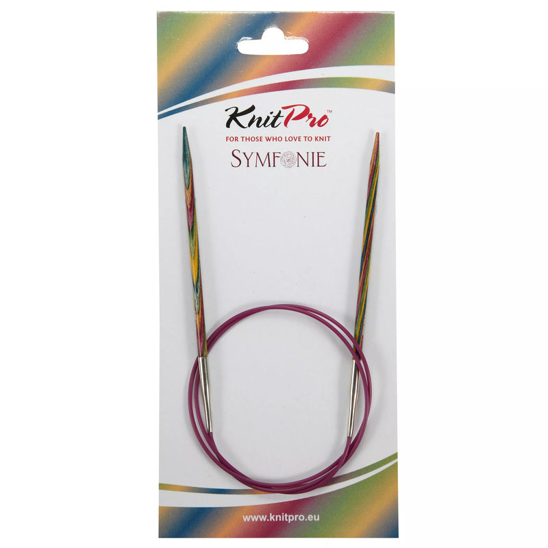 KnitPro Symfonie Fixed Circular Knitting Needles 80cm (6.5mm)