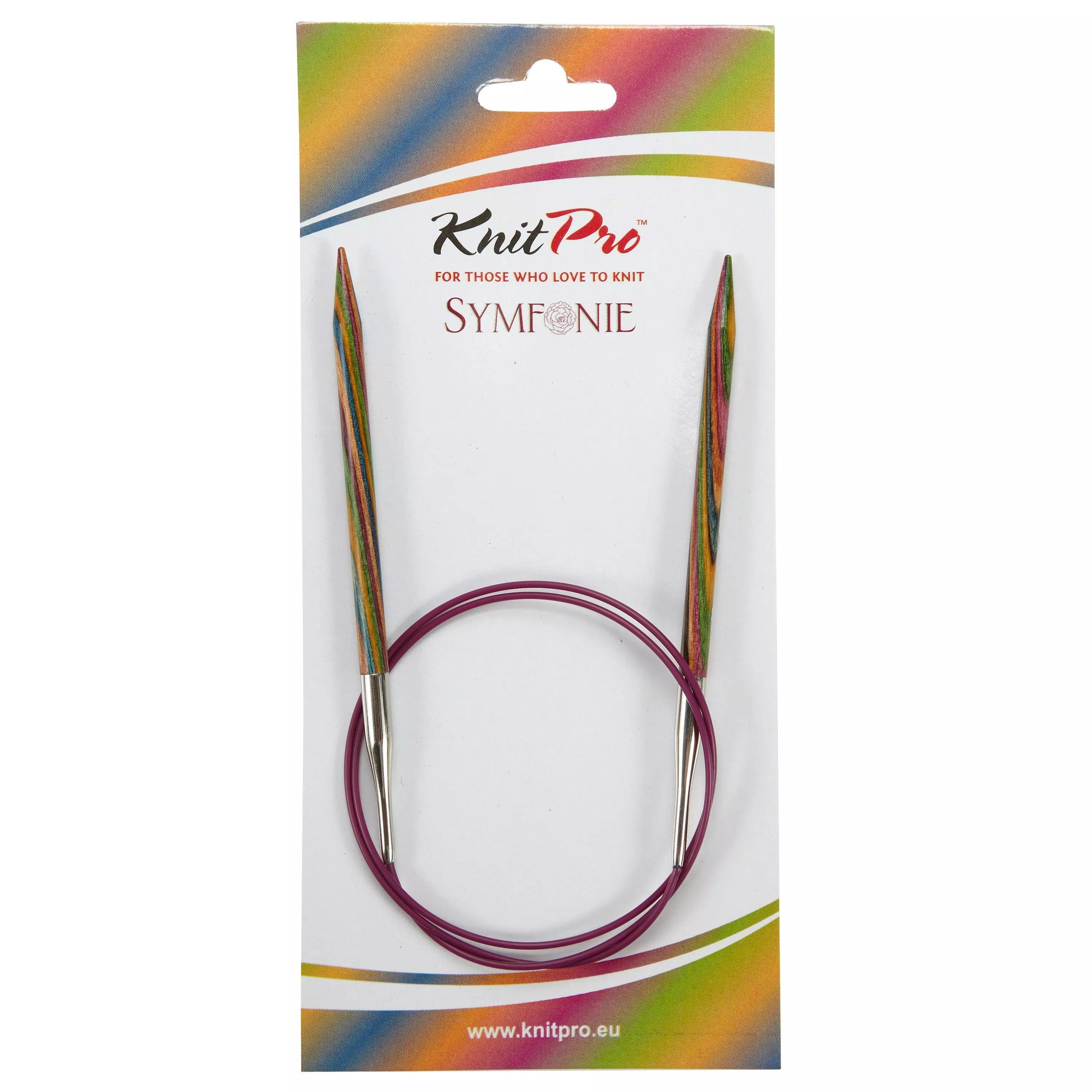 KnitPro Symfonie Fixed Circular Knitting Needles 80cm (6.5mm)