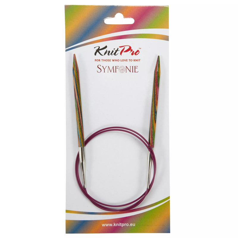 KnitPro Symfonie Fixed Circular Knitting Needles 80cm (6.5mm)
