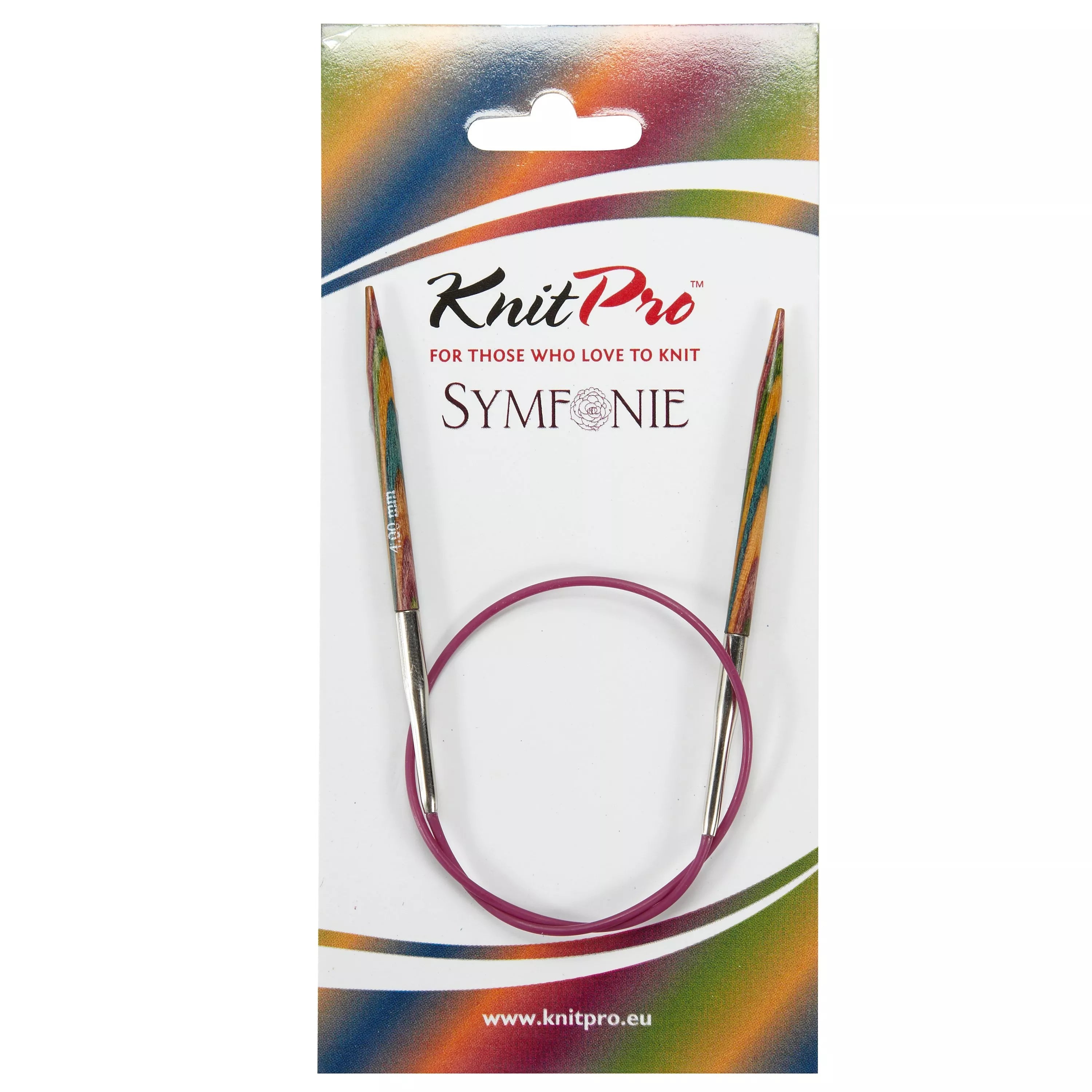 KnitPro Symfonie Fixed Circular Knitting Needles 40cm 2.5mm