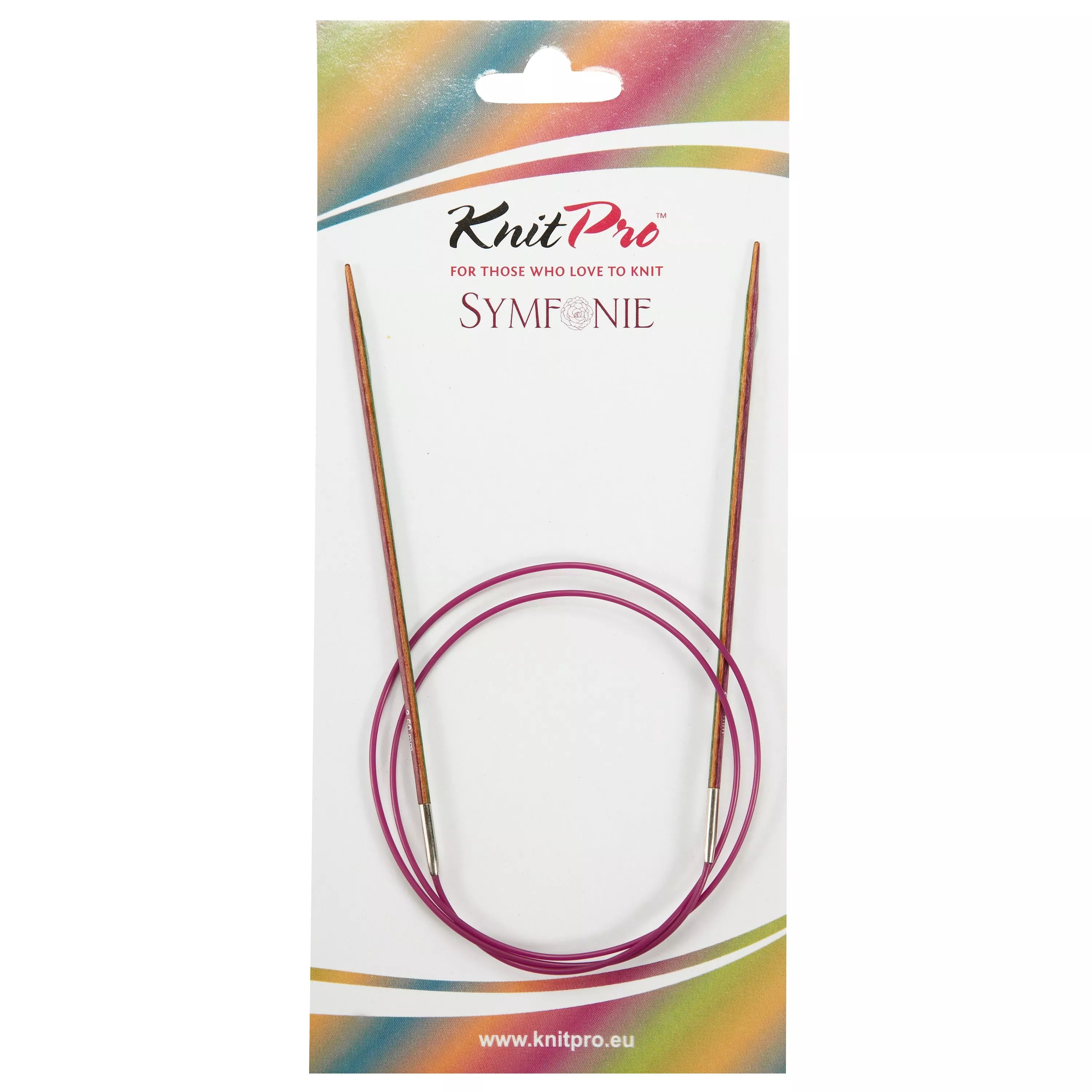 KnitPro Symfonie Fixed Circular Knitting Needles 80cm (6.5mm)