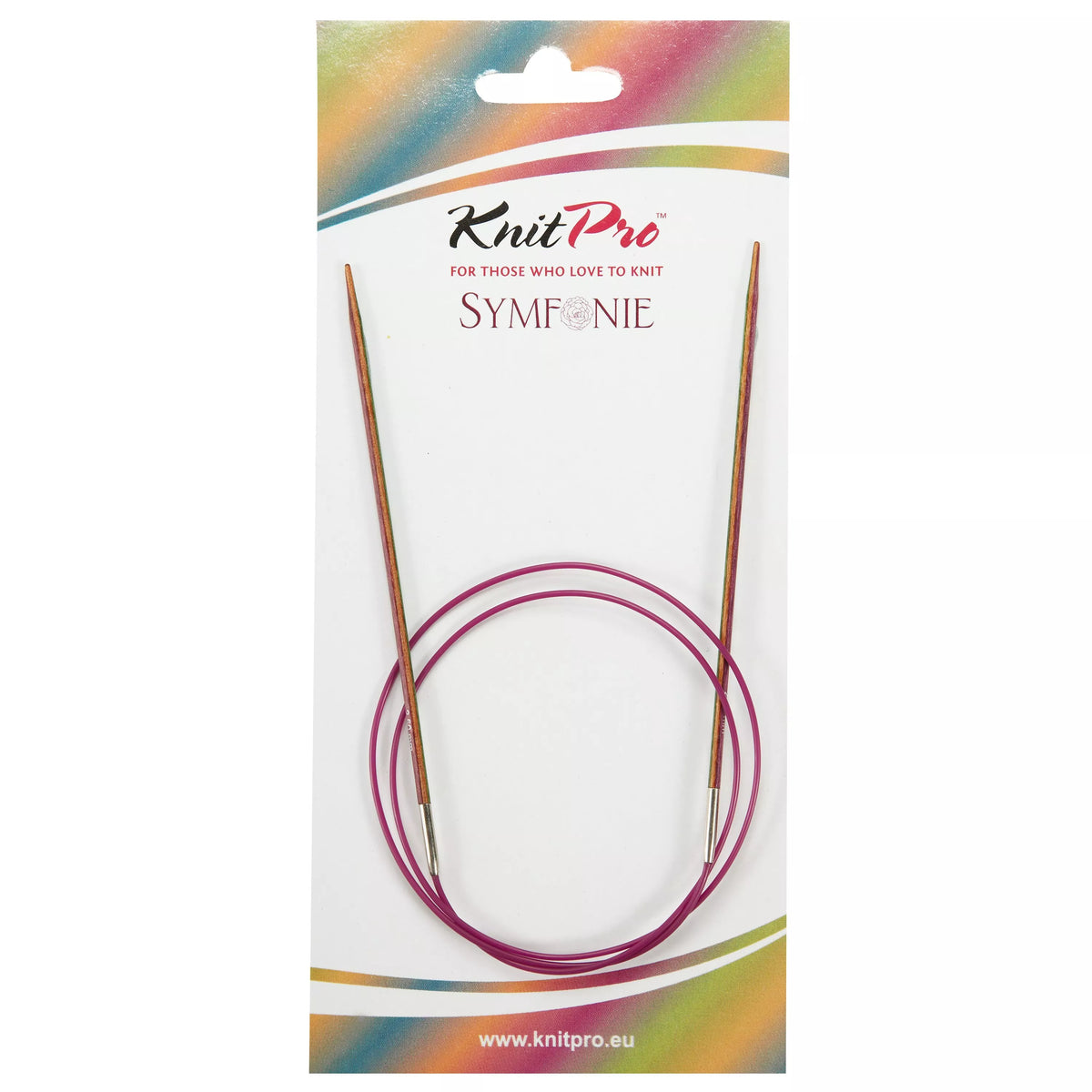 KnitPro Symfonie Fixed Circular Knitting Needles 80cm (6.5mm)