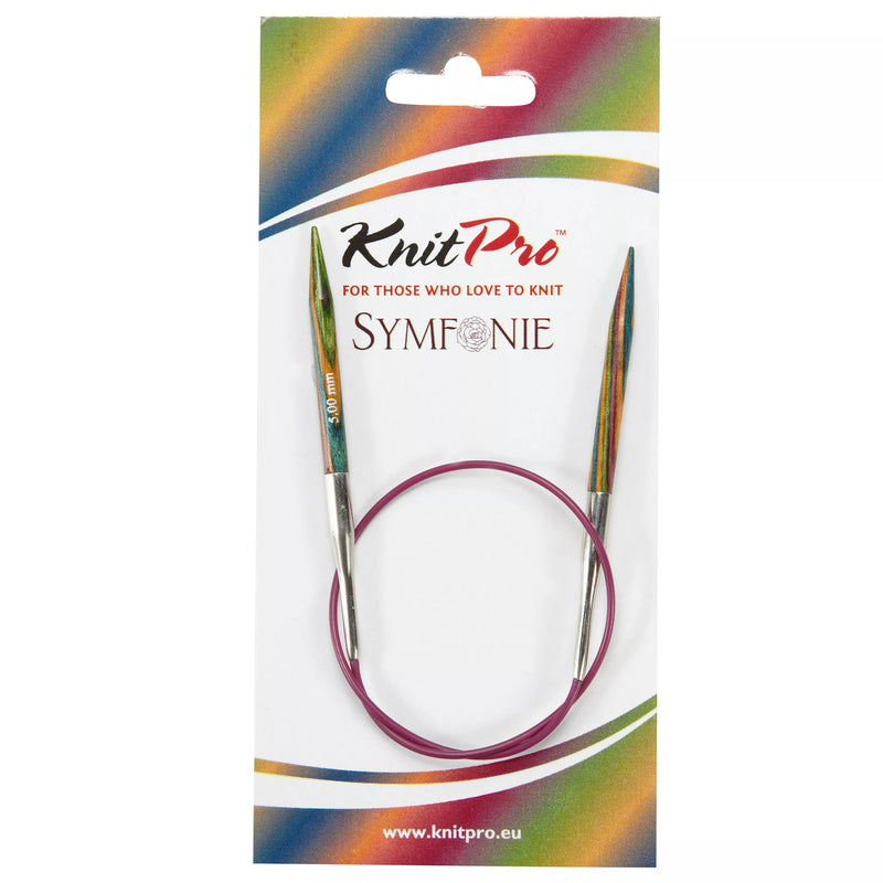 KnitPro Symfonie Fixed Circular Knitting Needles 40cm 2.5mm