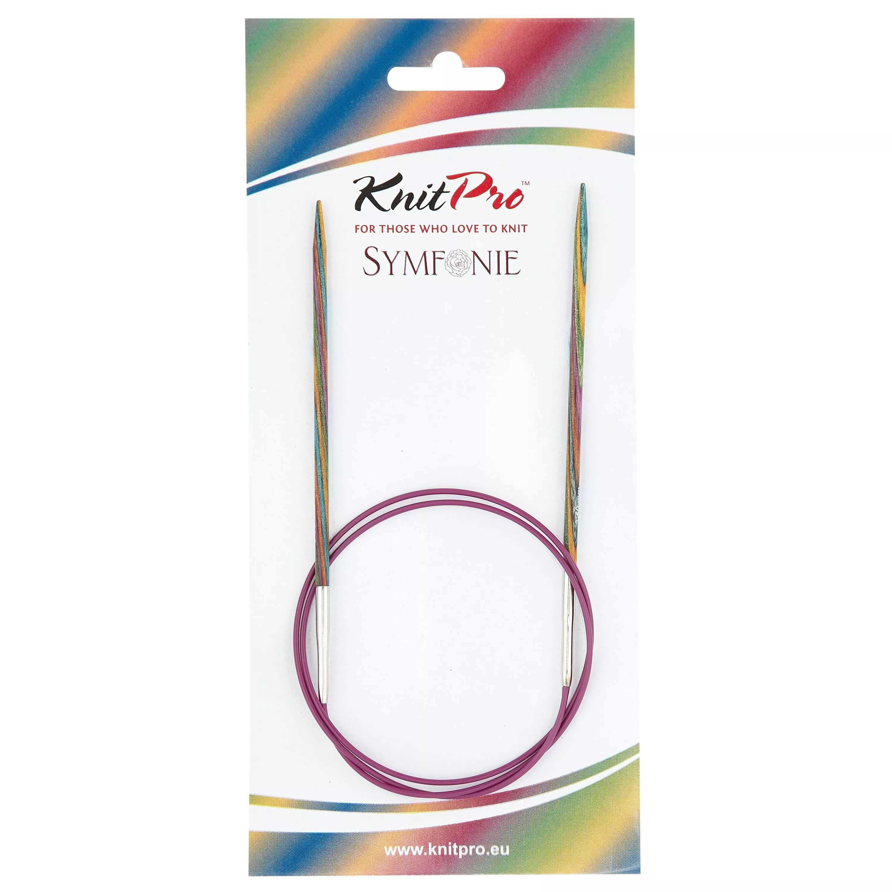 KnitPro Symfonie Fixed Circular Knitting Needles 80cm (6.5mm)