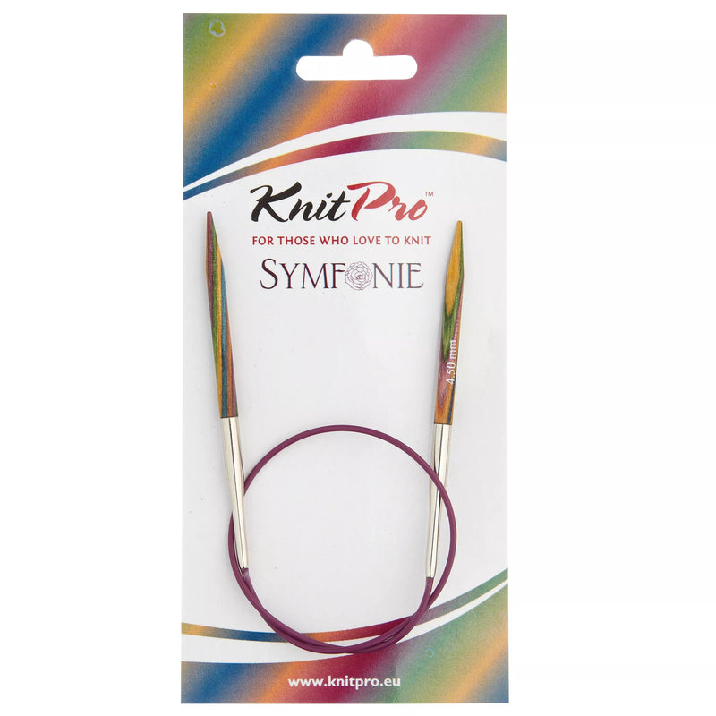 KnitPro Symfonie Fixed Circular Knitting Needles 40cm 2.5mm