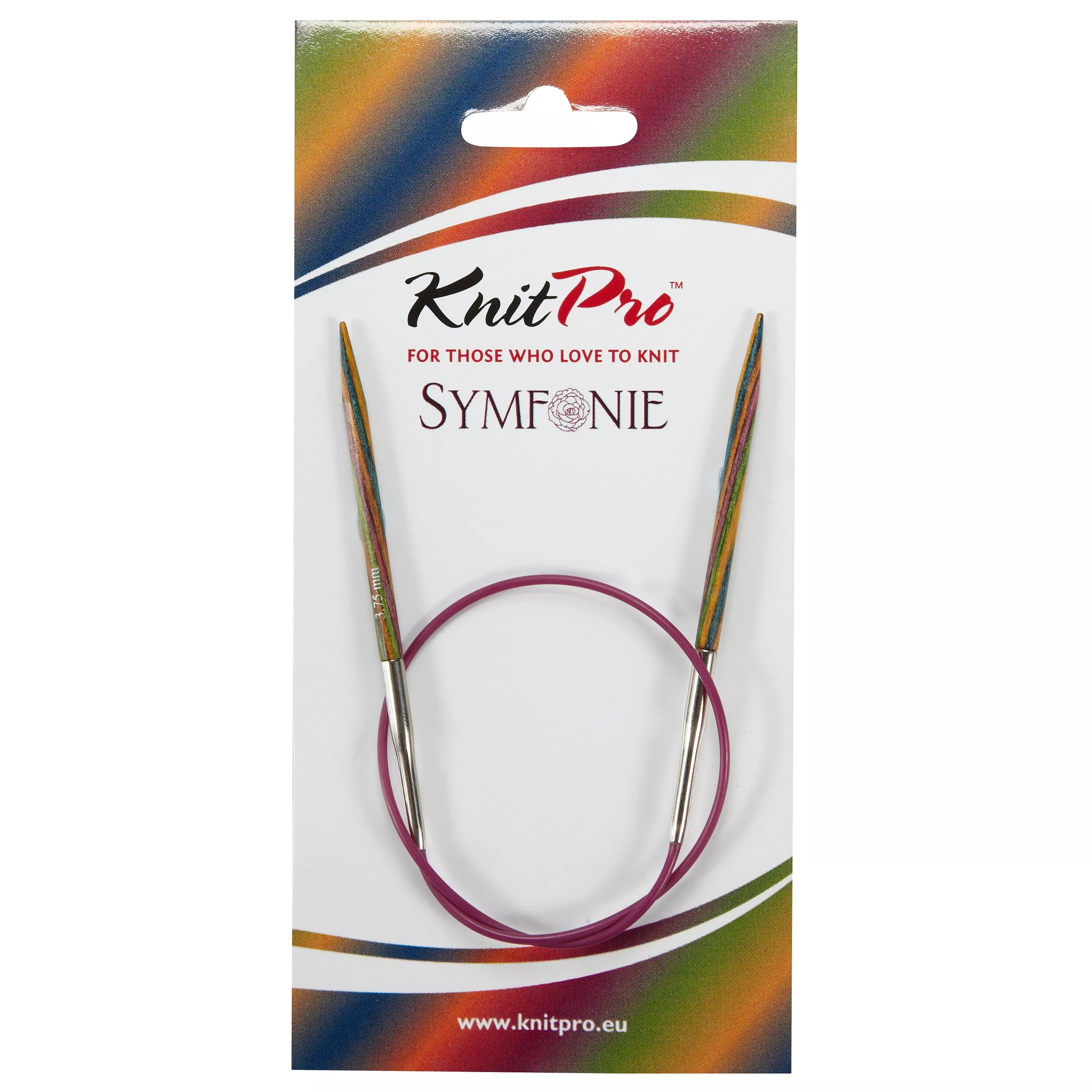 KnitPro Symfonie Fixed Circular Knitting Needles 40cm 2.5mm