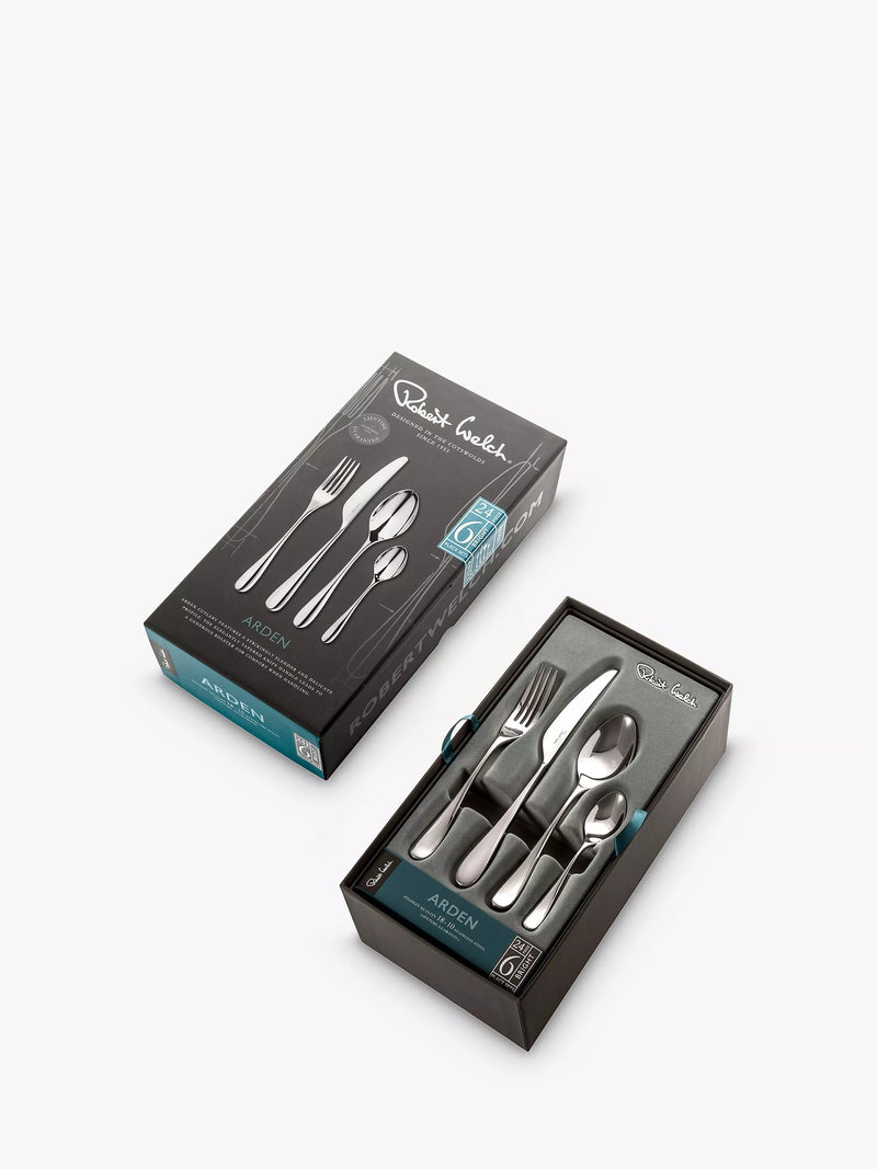 Robert Welch Arden Bright 24-piece cutlery set, UK version