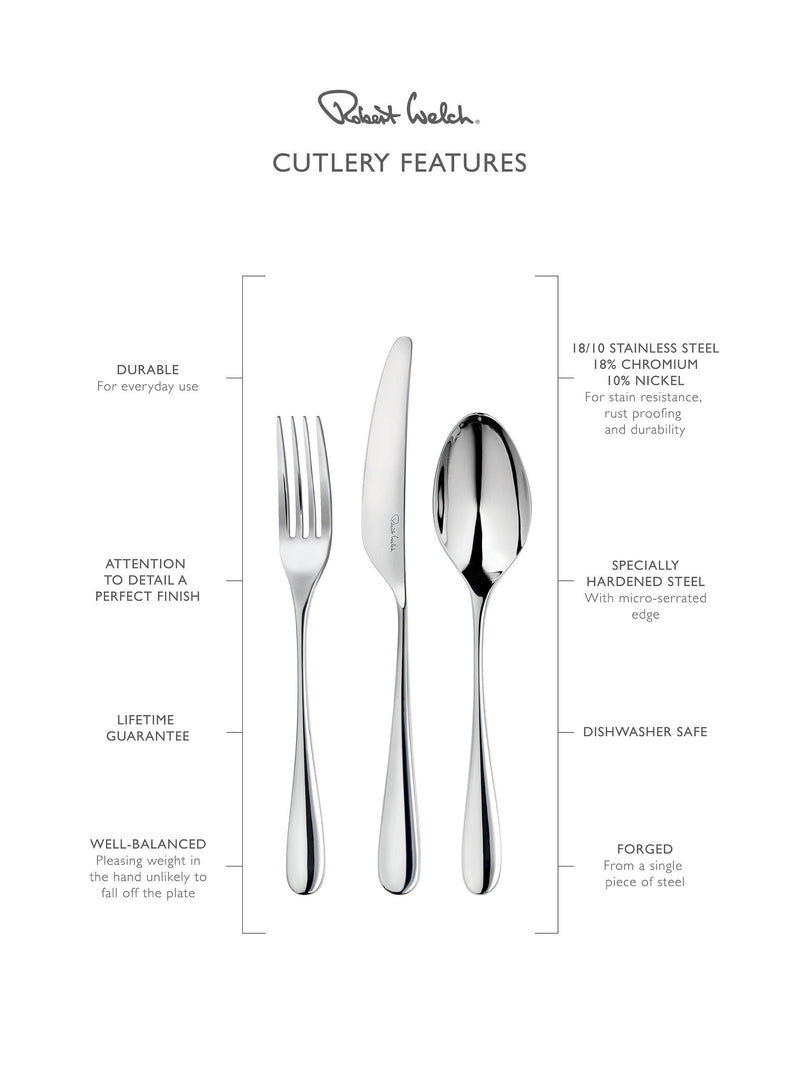 Robert Welch Arden Bright 24-piece cutlery set, UK version