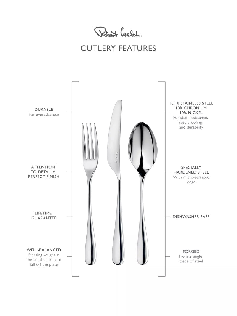 Robert Welch Arden Bright 24-piece cutlery set, UK version