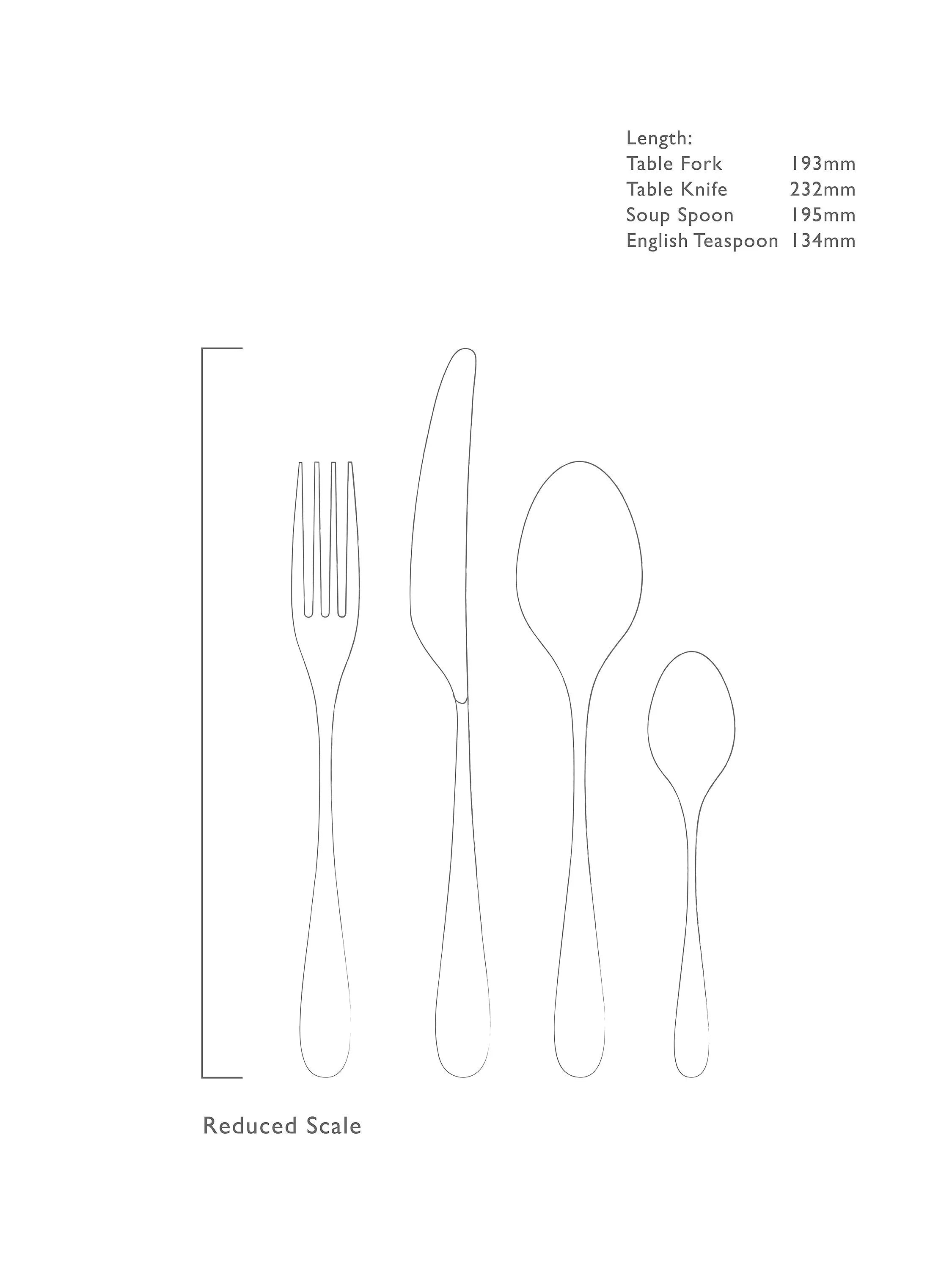 Robert Welch Arden Bright 24-piece cutlery set, UK version
