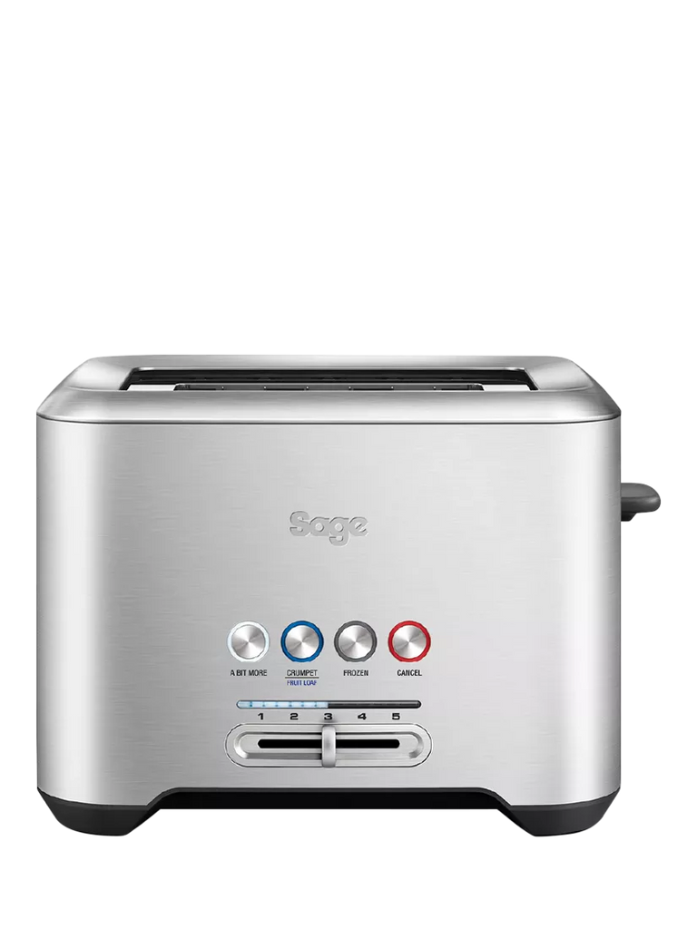 Sage A Bit More 2-Slice Toaster, Brushed Metal