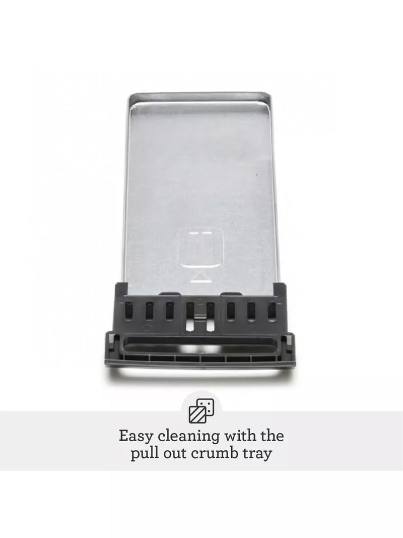 Sage A Bit More 2-Slice Brushed Metal Toaster (British brand)