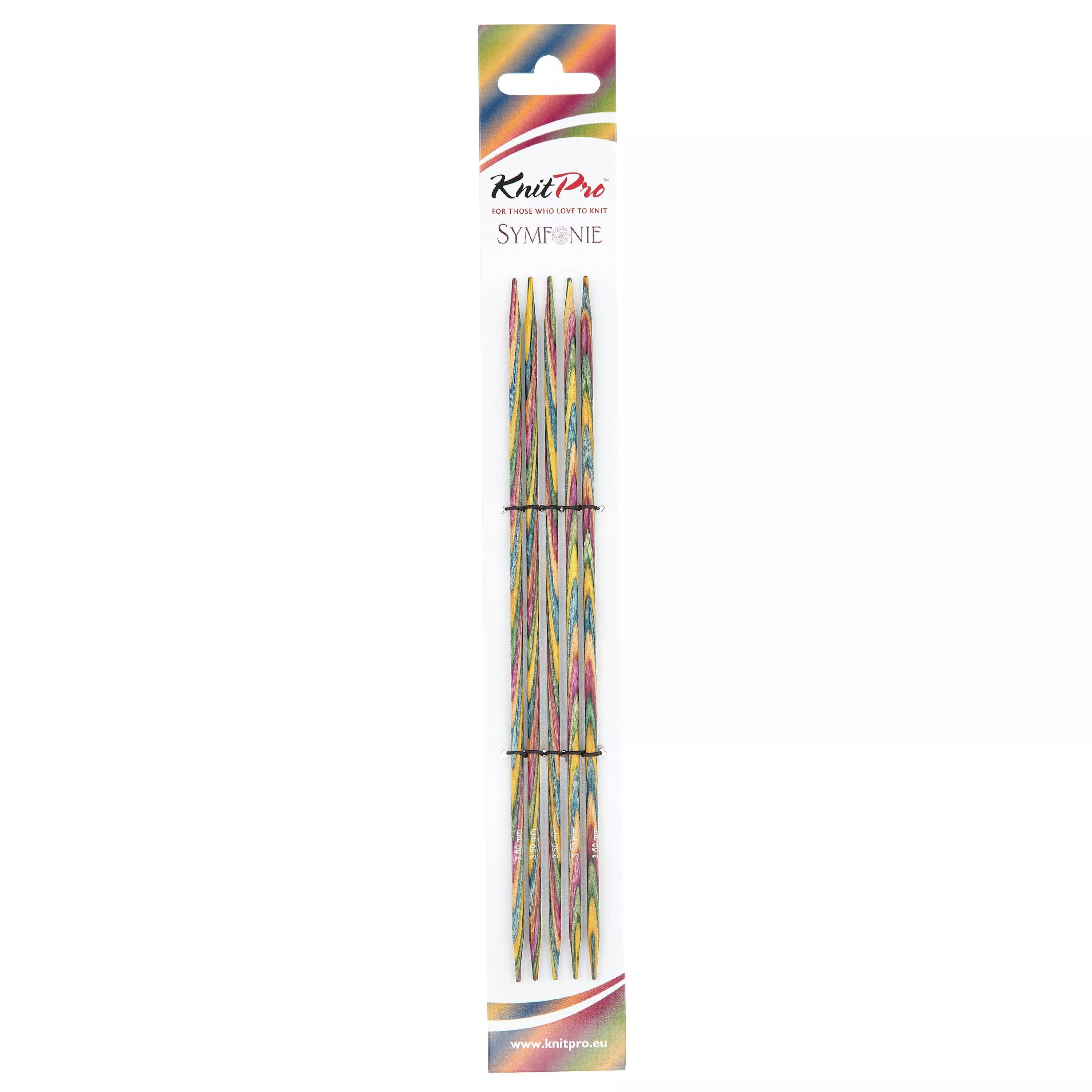 KnitPro Symfonie Wood Double Pointed Knitting Needles 2.5mm Pack of 5