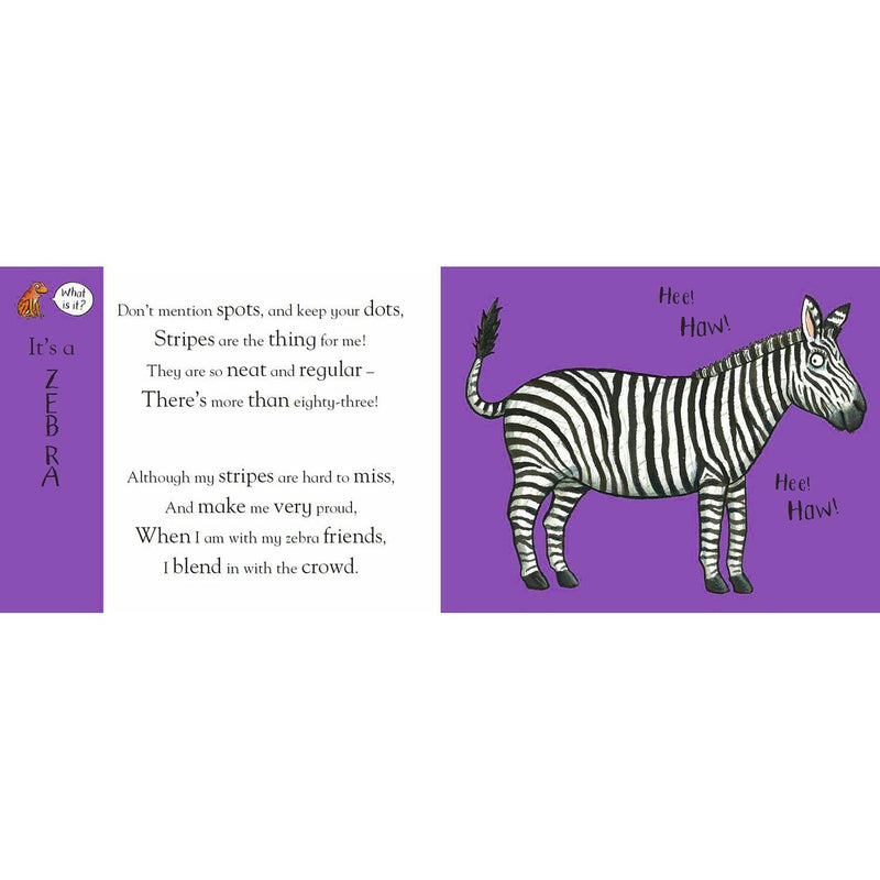Nosy Crow Flip Flap Safari children's book, UK version