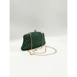 SVNX clutch bag green one size, UK version