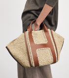 Harrods large raffia tote bag - British product