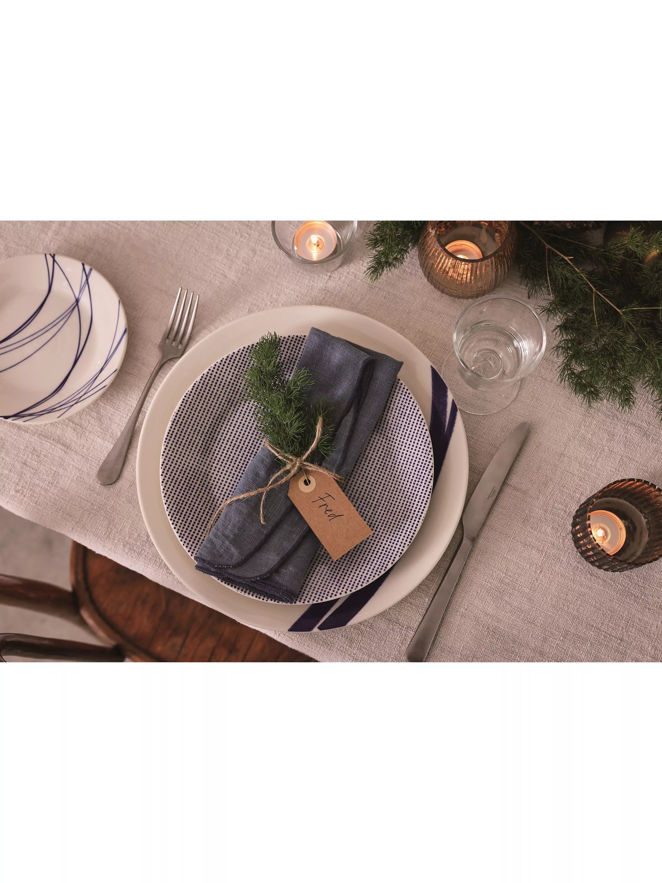 Royal Doulton Pacific side plates set of 6 blue porcelain, imported from the UK
