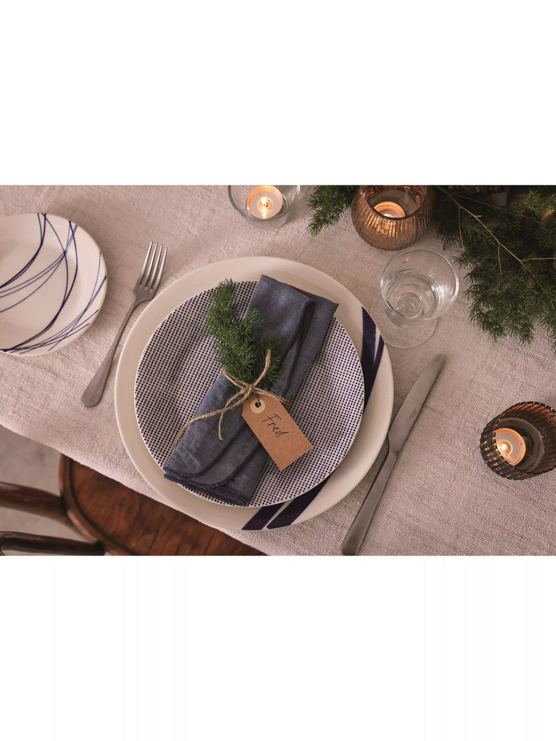 Royal Doulton Pacific side plates set of 6 blue porcelain, imported from the UK