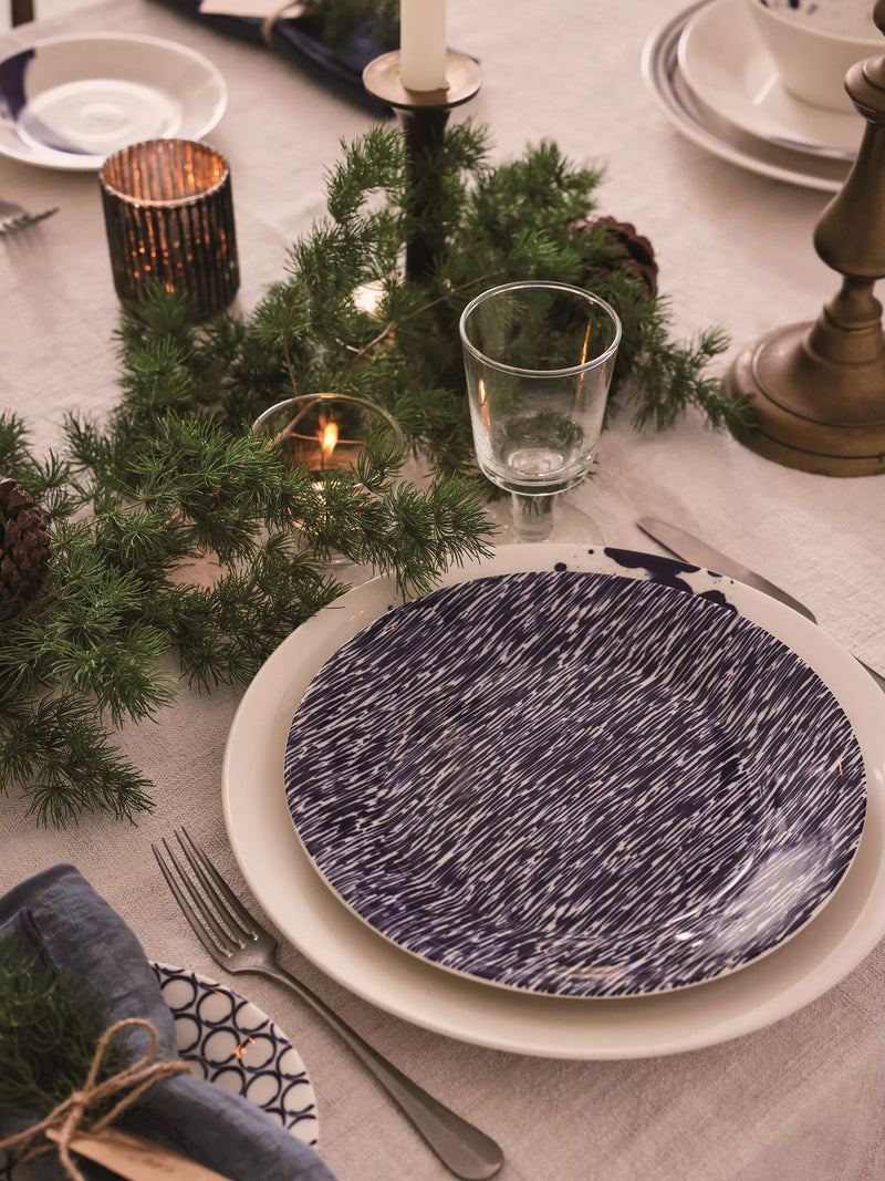 Royal Doulton Pacific side plates set of 6 blue porcelain, imported from the UK