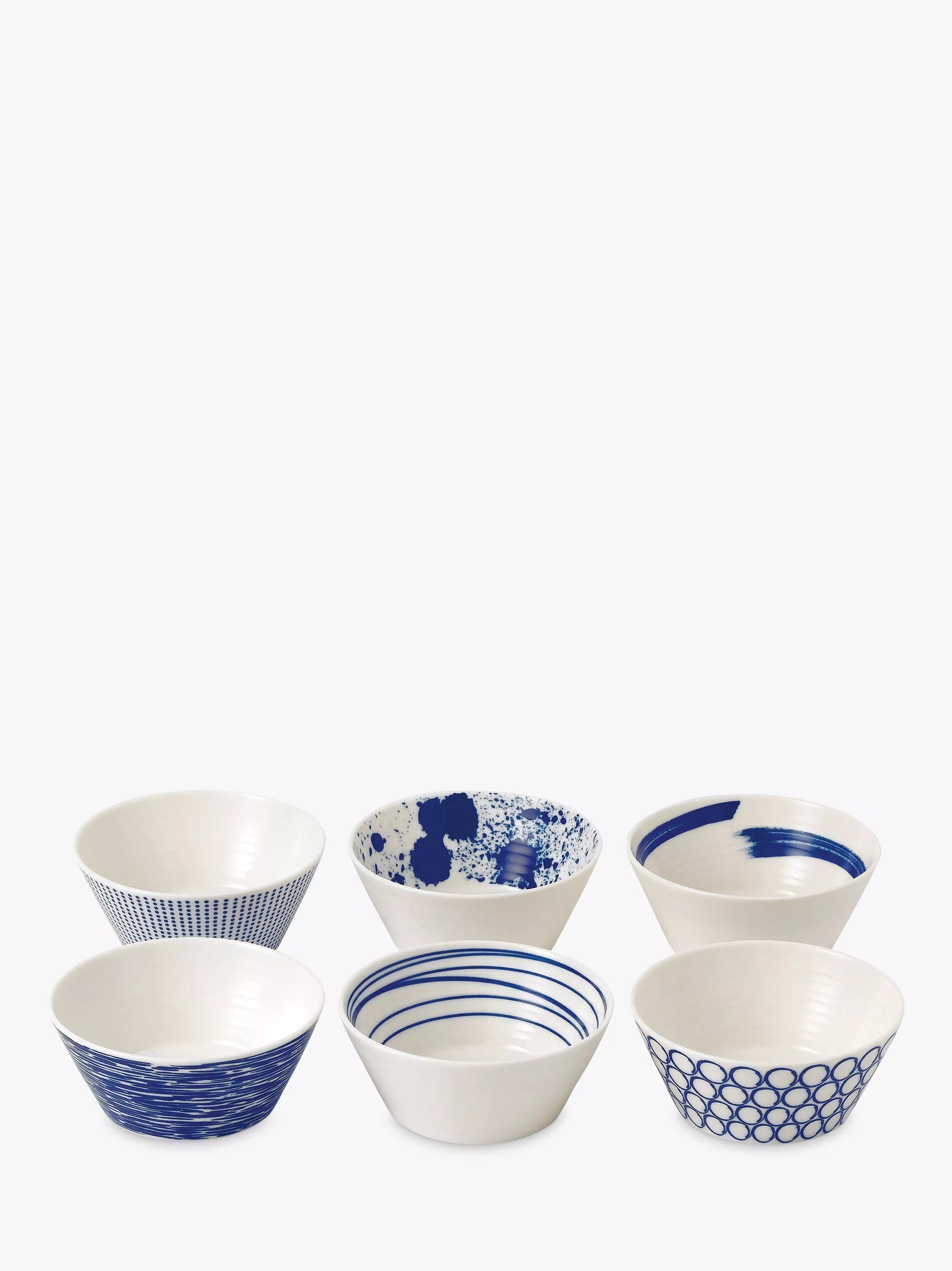 Royal Doulton Pacific tapas bowls set of 6 11cm, UK version