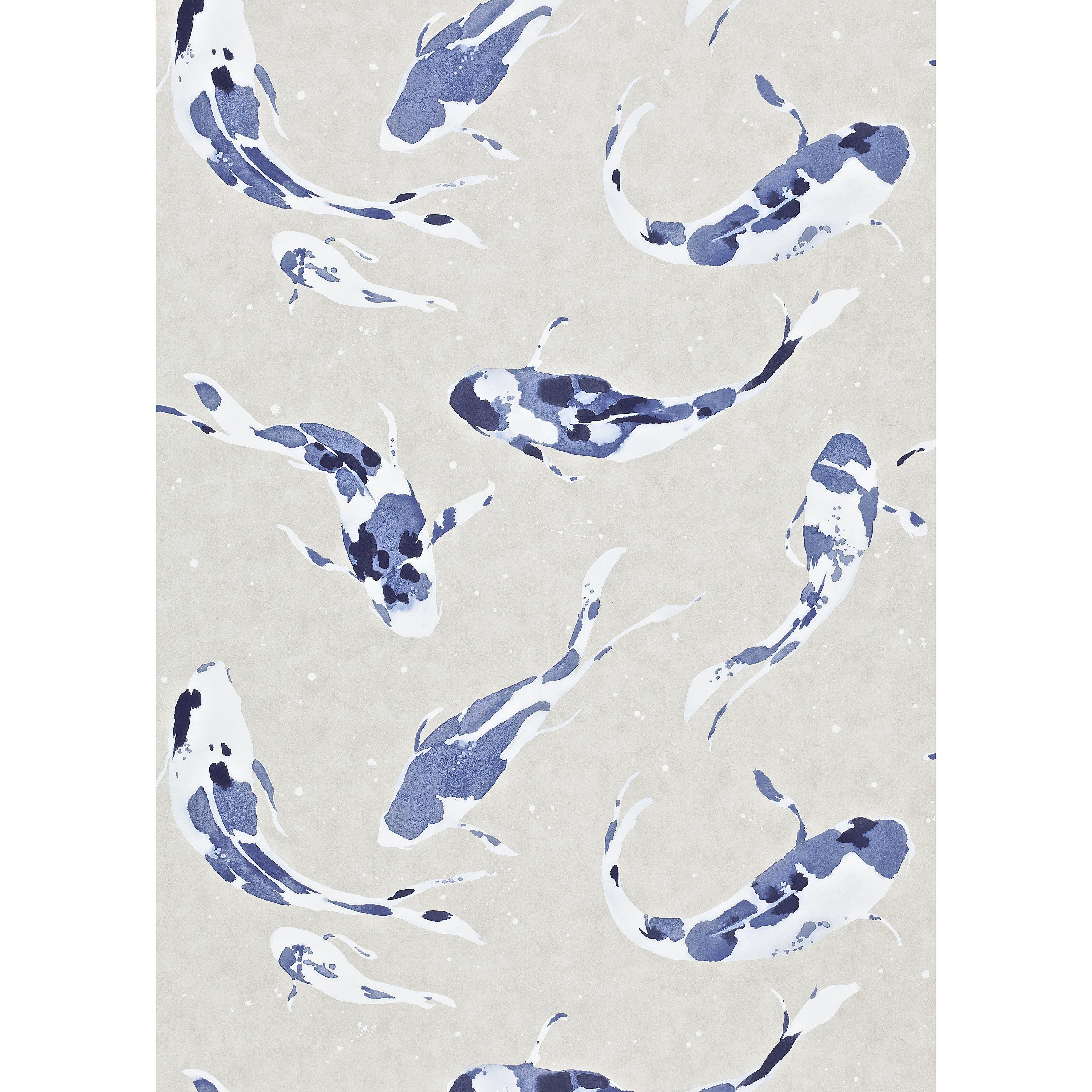 Harlequin Koi fish design wallpaper, UK version