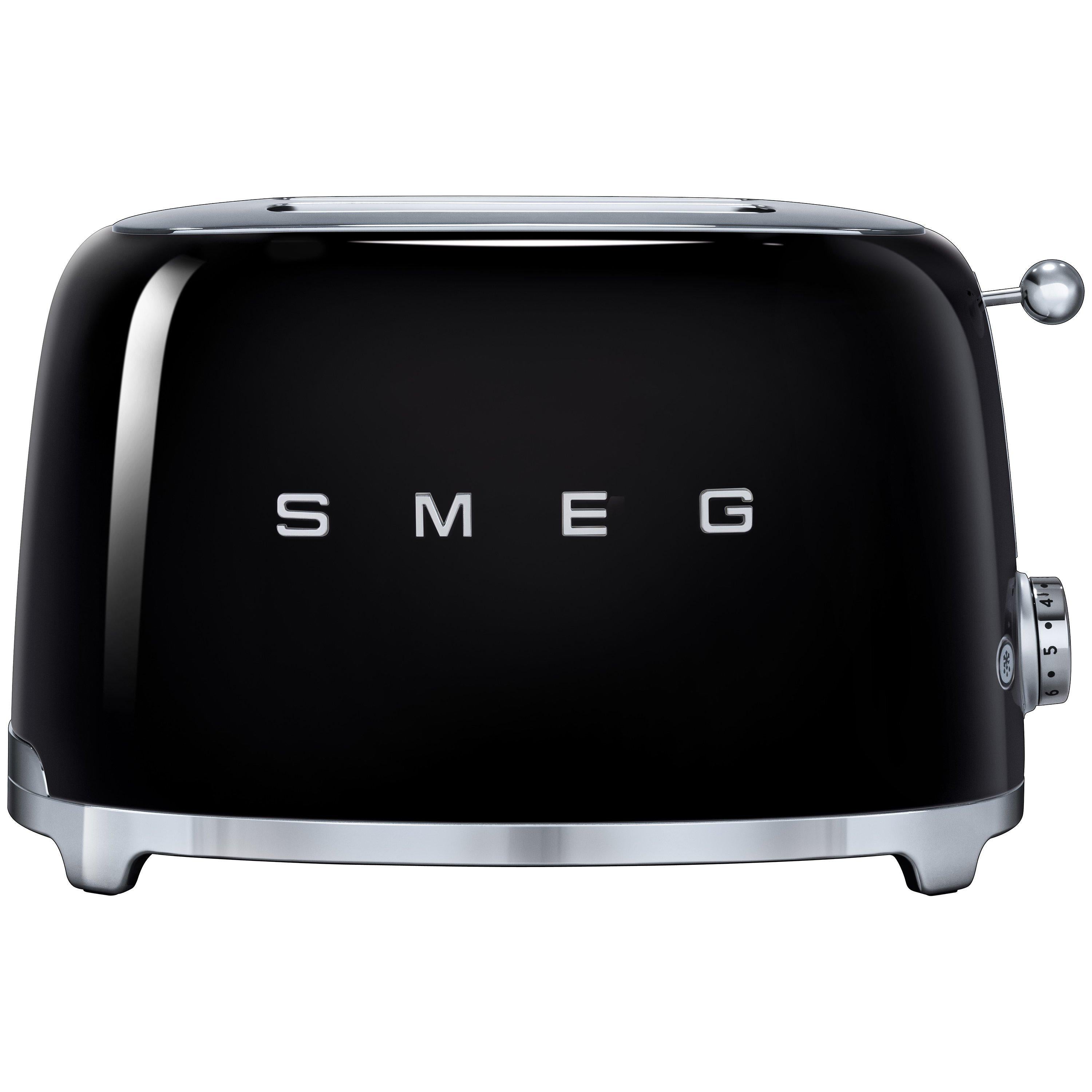 Smeg 2-slice toaster with retro styling, imported from the UK
