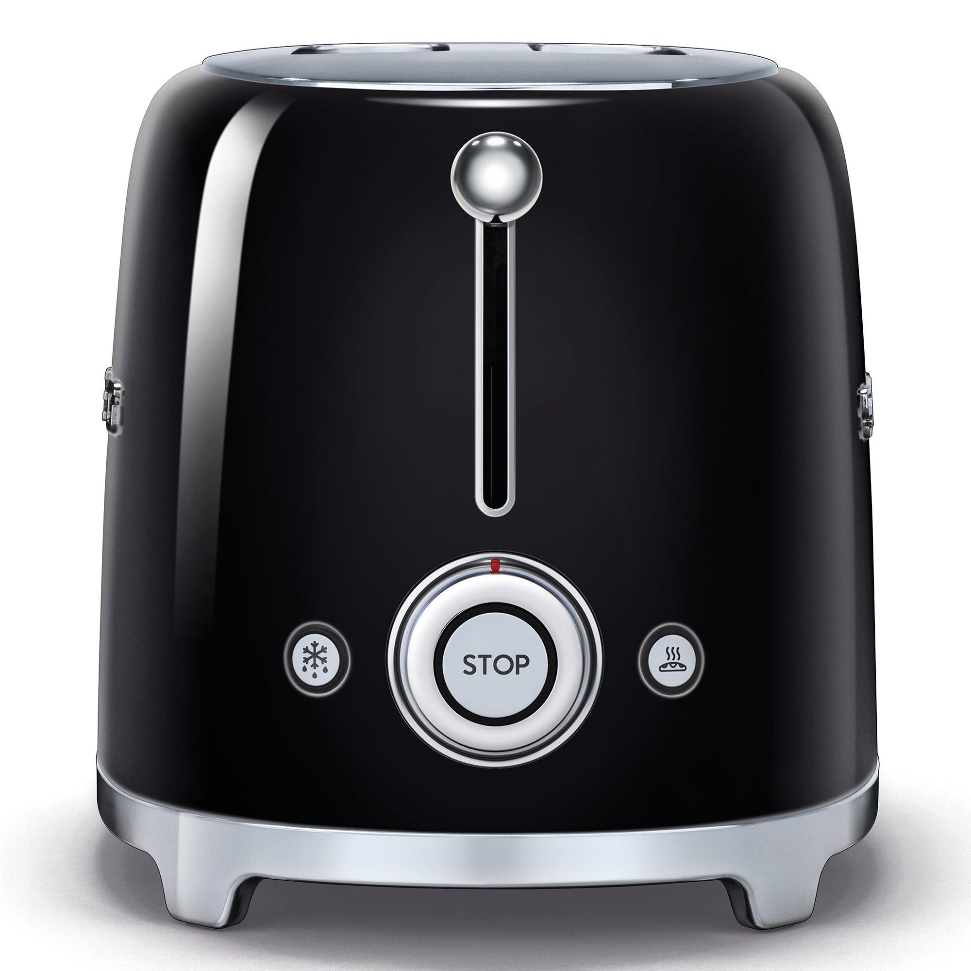 Smeg 2-slice toaster with retro styling, imported from the UK
