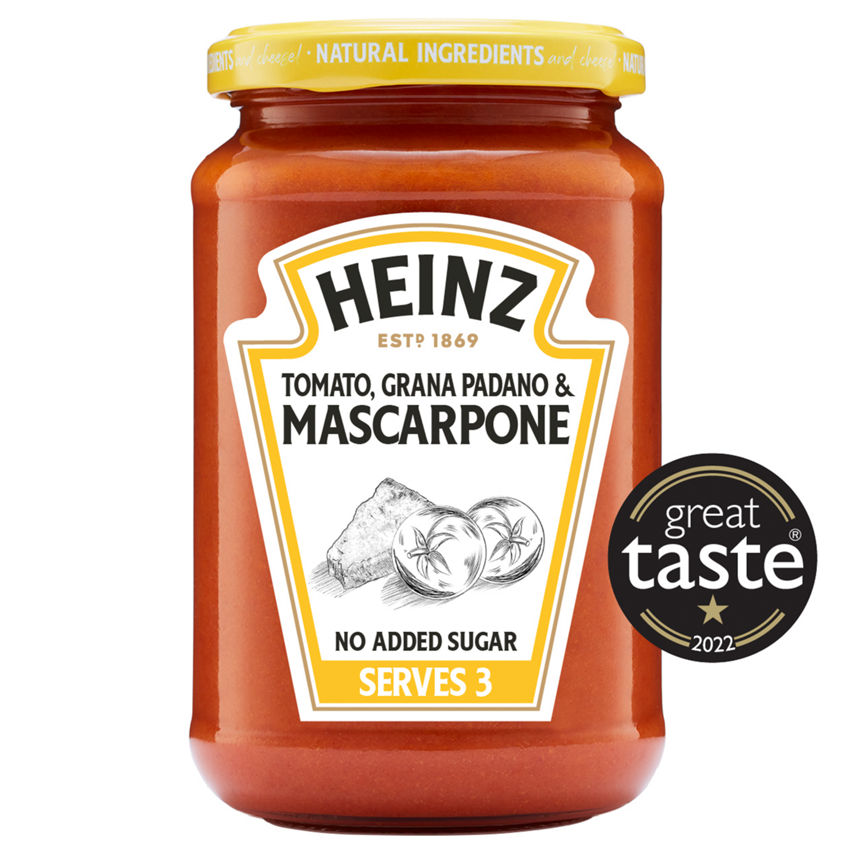 Heinz Tomato Grana Padano & Mascarpone Pasta Sauce