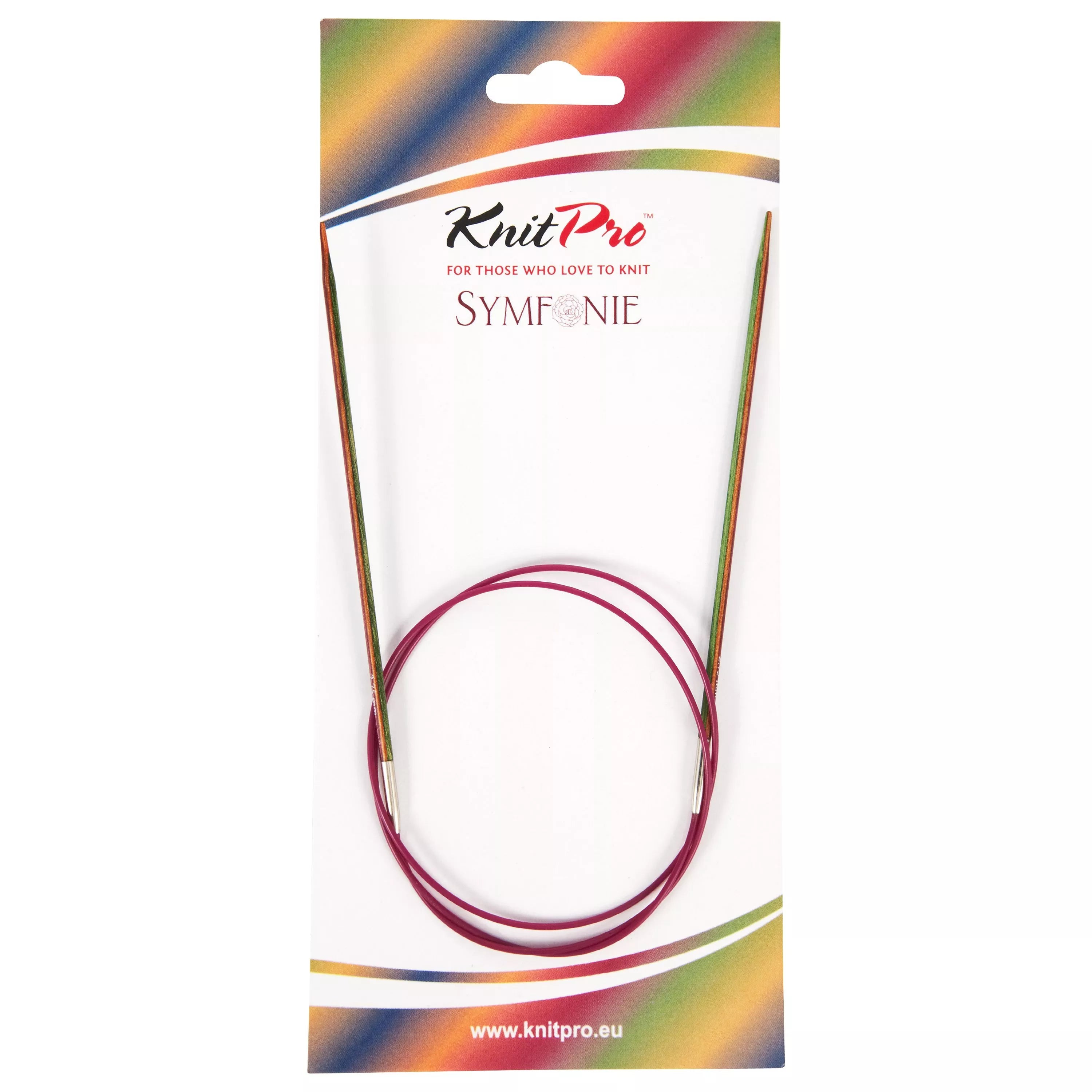 KnitPro Symfonie Fixed Circular Knitting Needles 80cm (6.5mm)