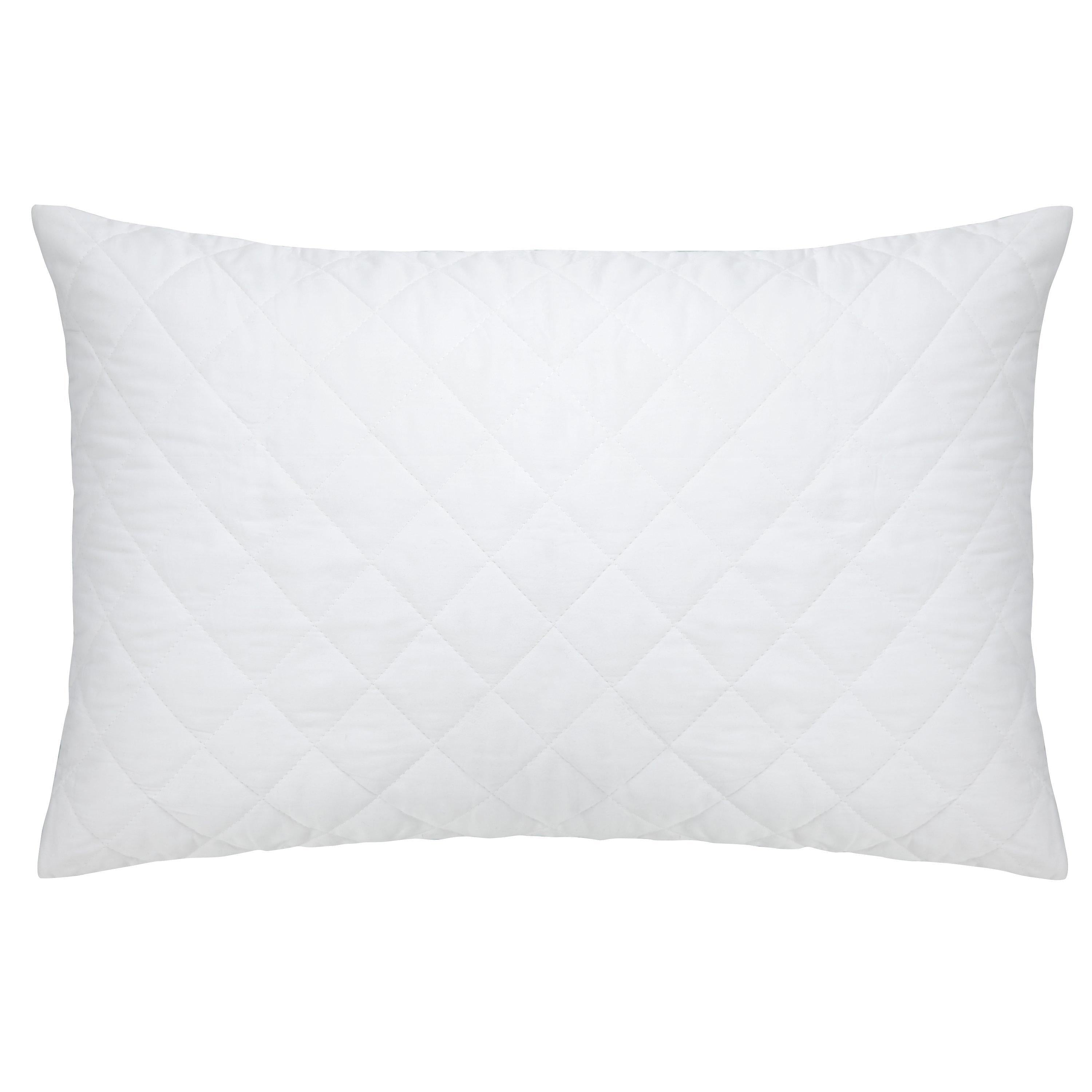 John Lewis natural cotton quilted standard pillow protector - British product