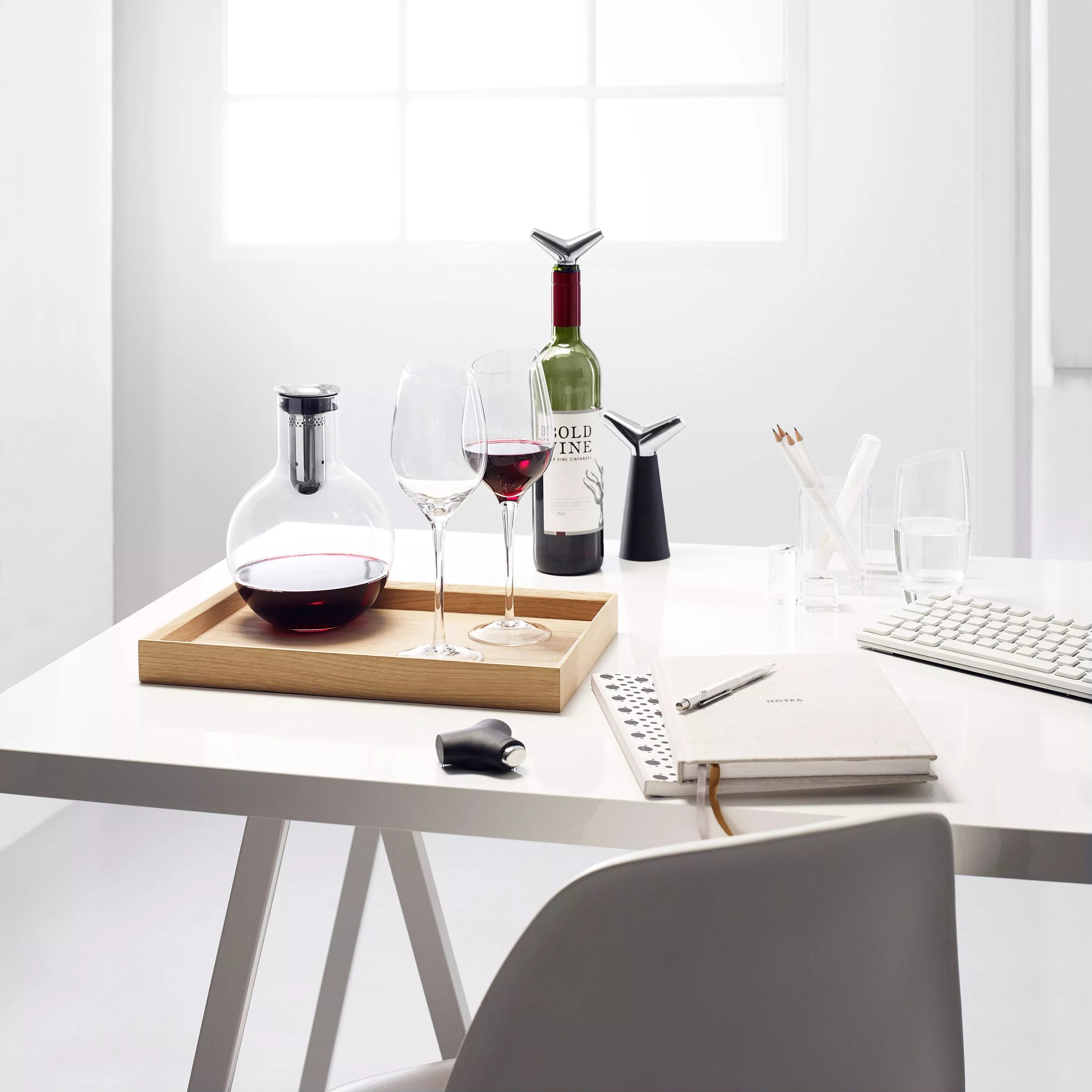 Eva Solo clear decanter carafe 0.75L - British product