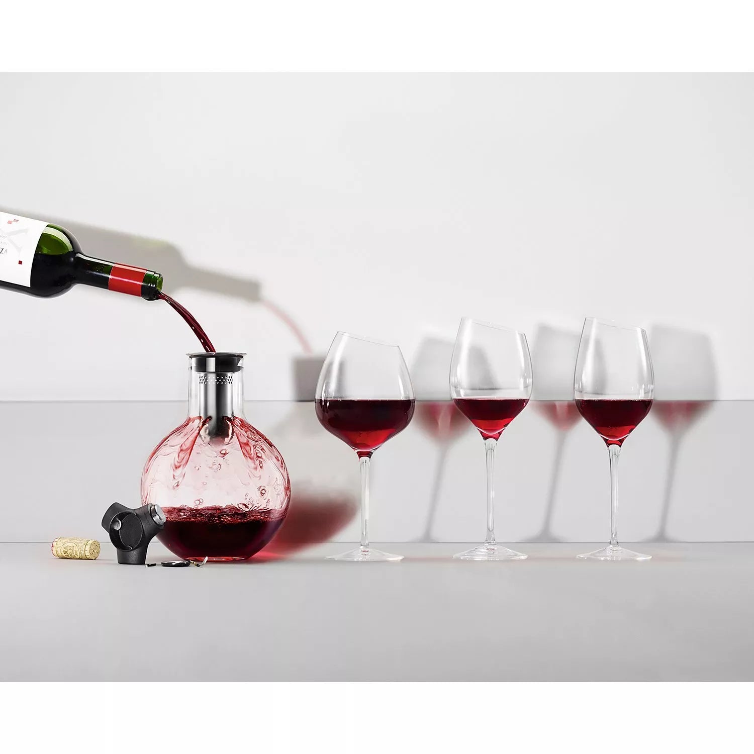 Eva Solo clear decanter carafe 0.75L - British product