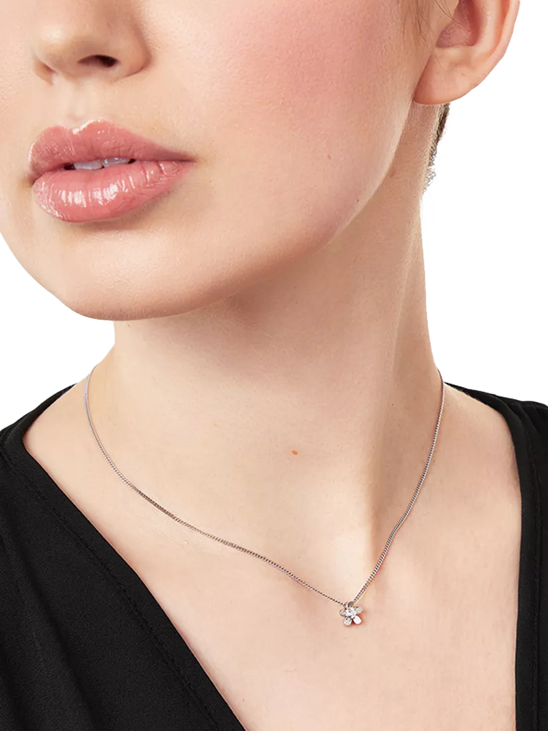 Jools by Jenny Brown pendant, silver, cubic zirconia, imported from the UK