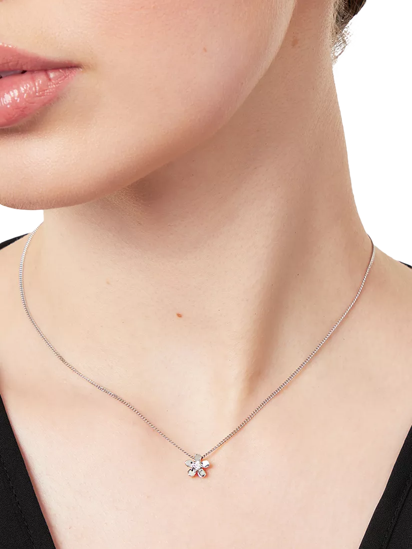 Jools by Jenny Brown pendant, silver, cubic zirconia, imported from the UK