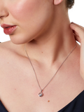 Jools by Jenny Brown cubic zirconia swirl pendant silver (British brand)
